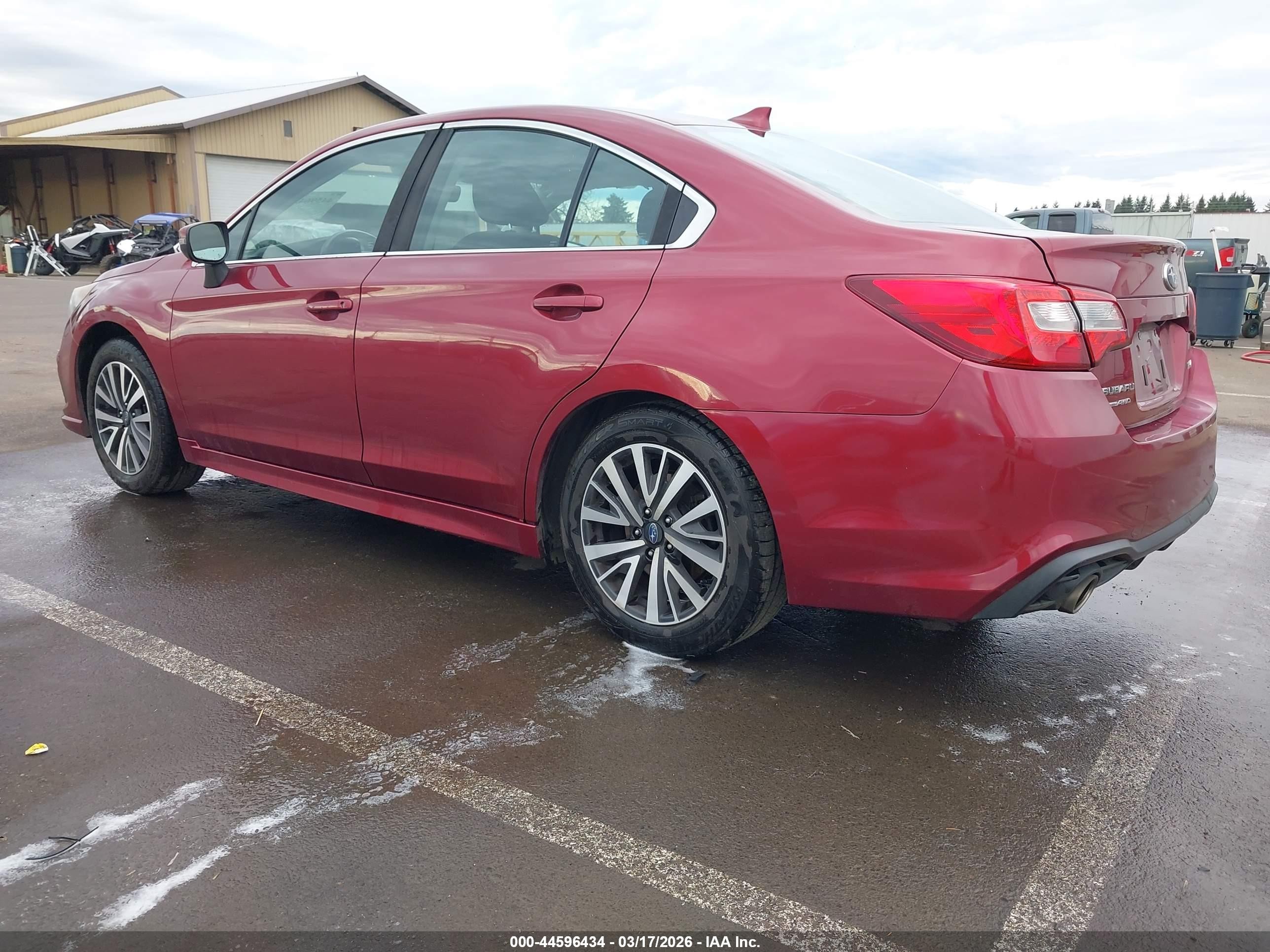 2018 Subaru Legacy 2.5i Premium Red vin: 4S3BNAF65J3045690