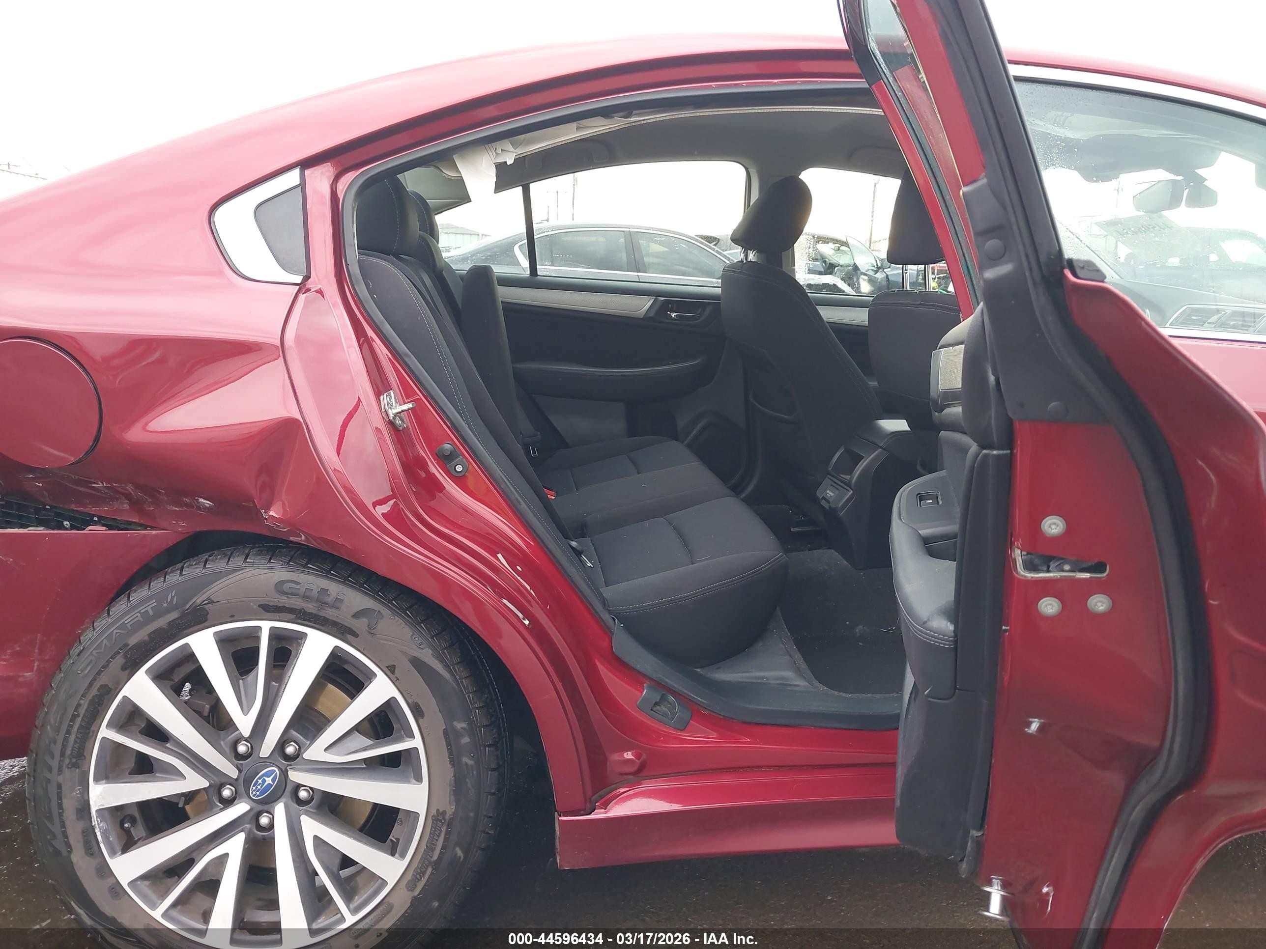 2018 Subaru Legacy 2.5i Premium Red vin: 4S3BNAF65J3045690