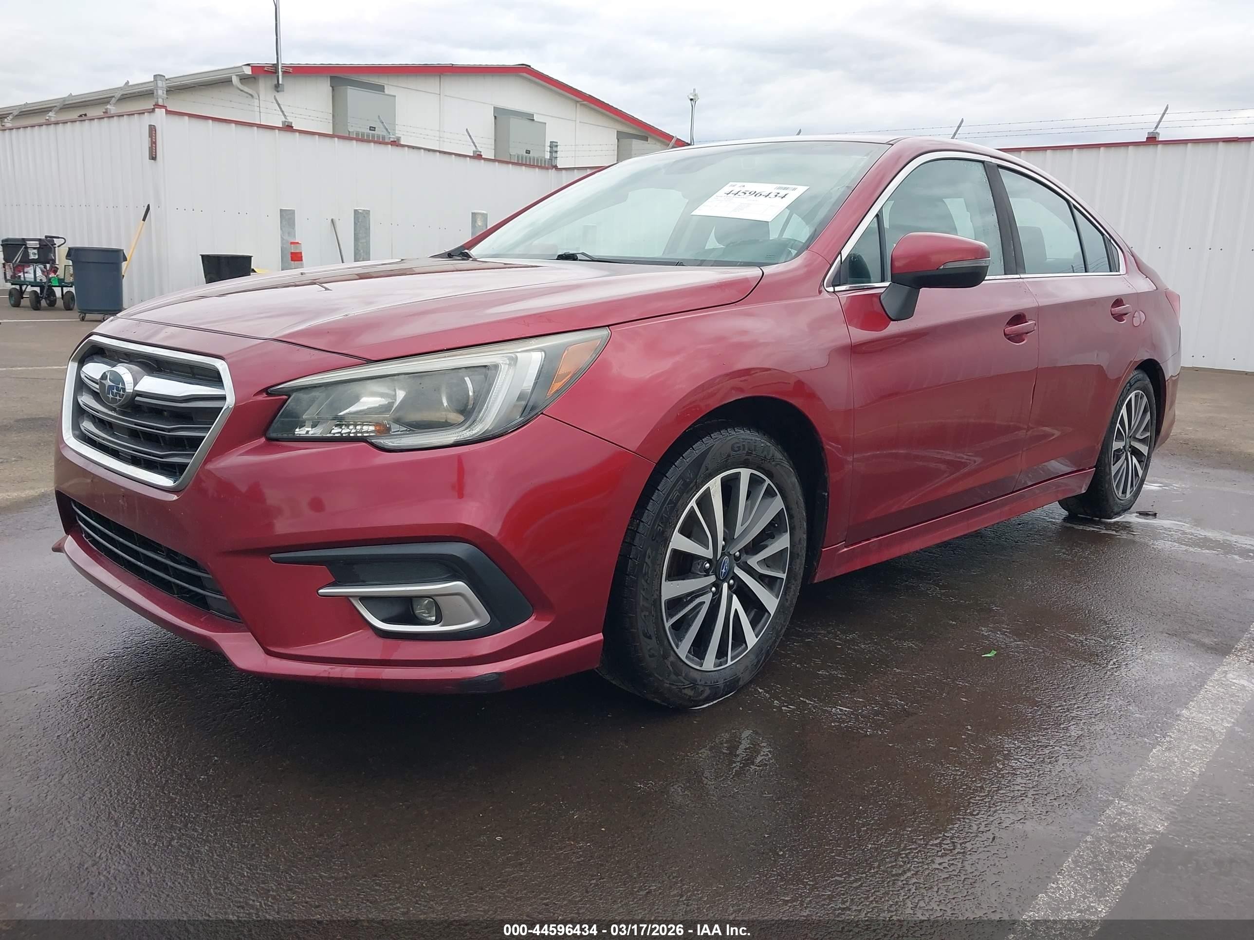 2018 Subaru Legacy 2.5i Premium Red vin: 4S3BNAF65J3045690
