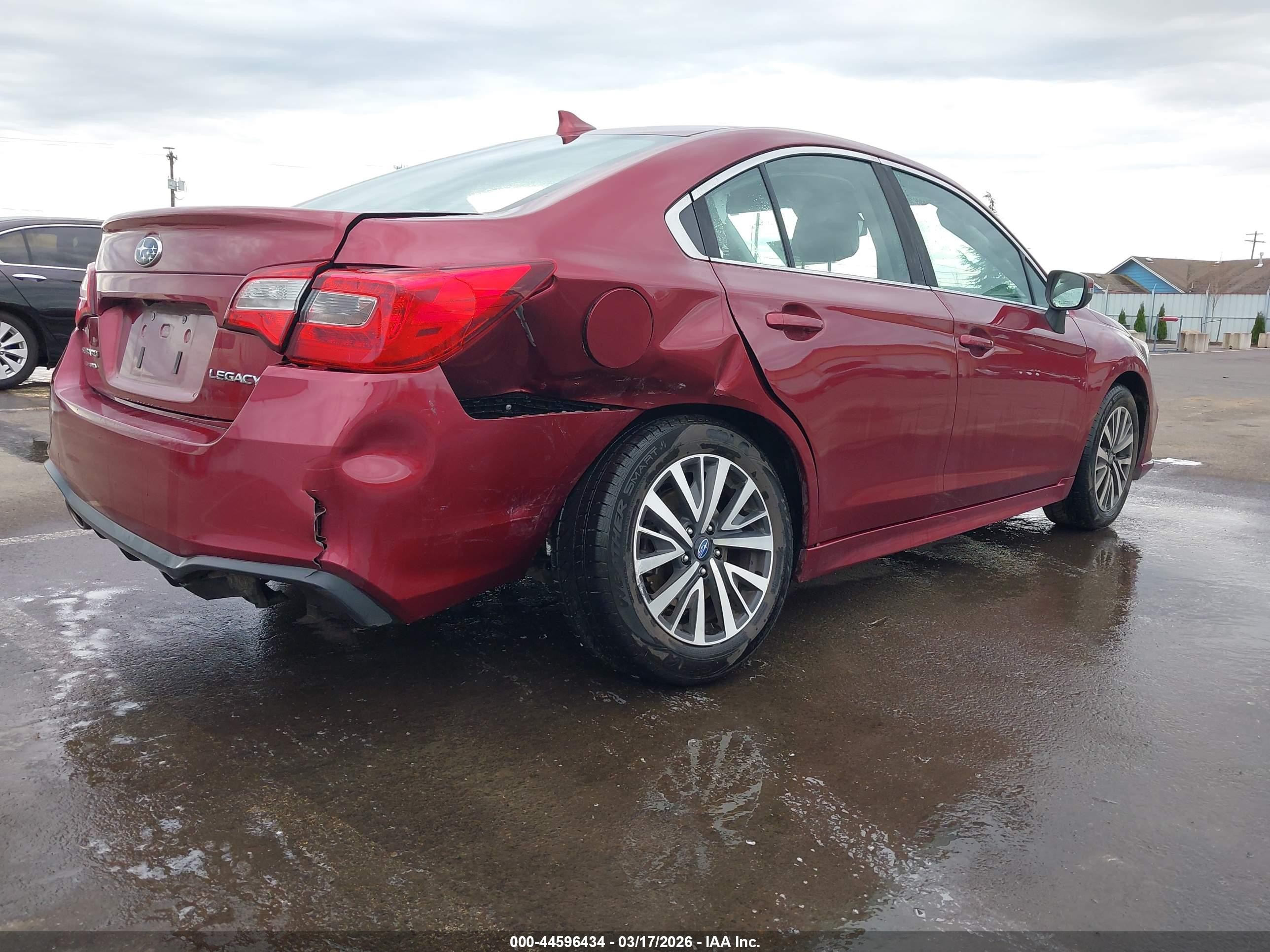 2018 Subaru Legacy 2.5i Premium Red vin: 4S3BNAF65J3045690