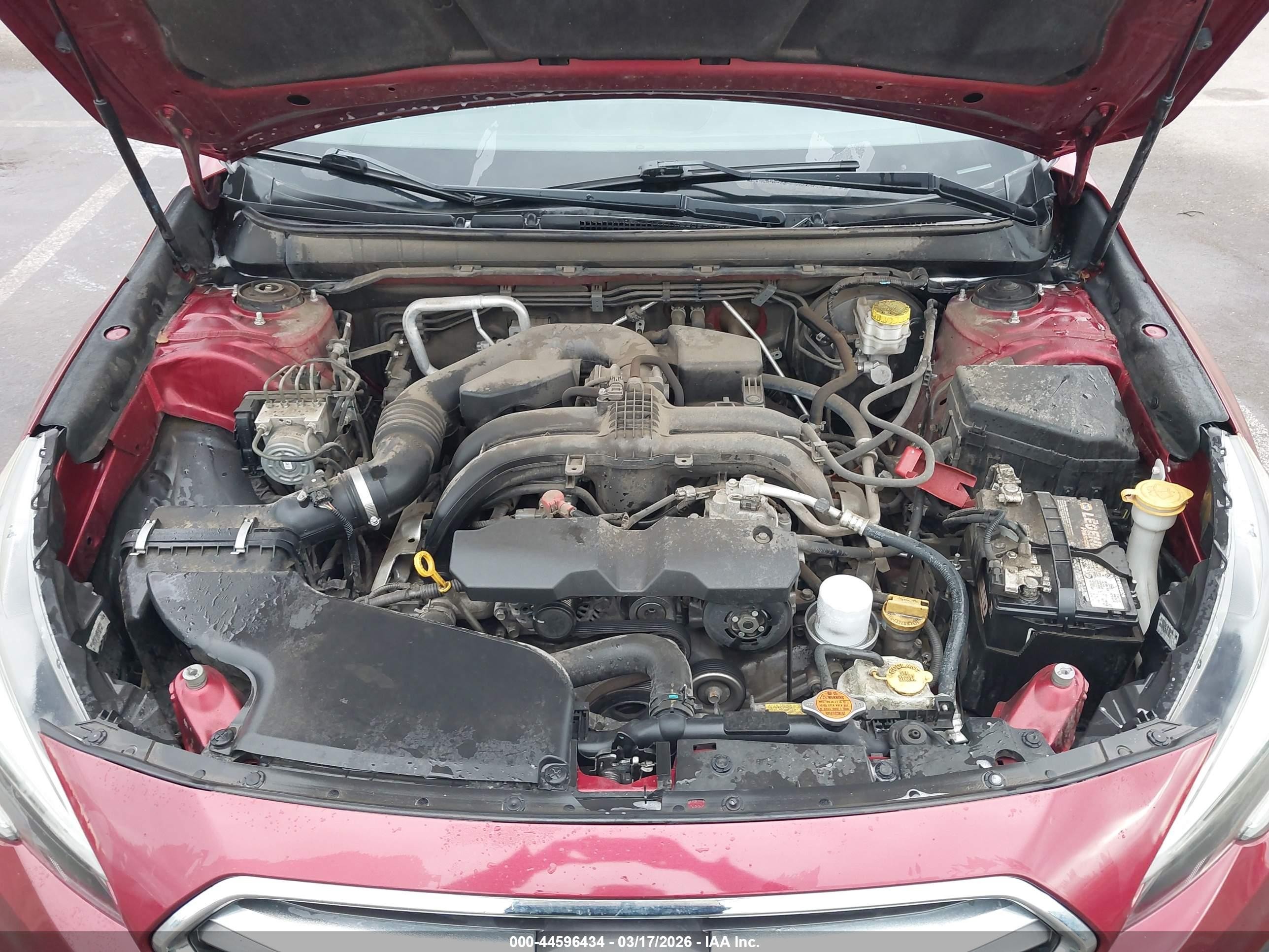 2018 Subaru Legacy 2.5i Premium Red vin: 4S3BNAF65J3045690