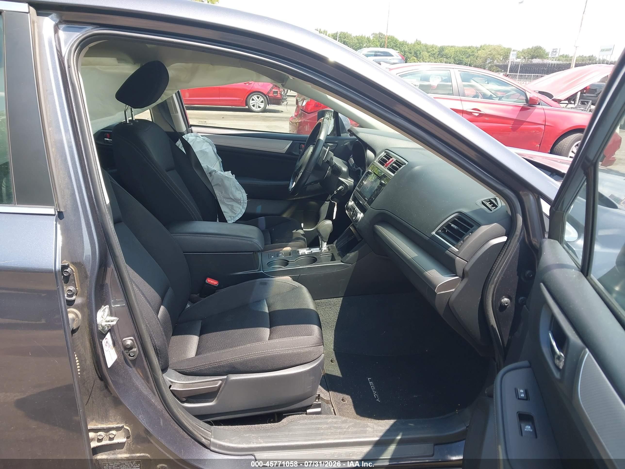 2015 Subaru Legacy 2.5i Premium Gray vin: 4S3BNAF66F3054616