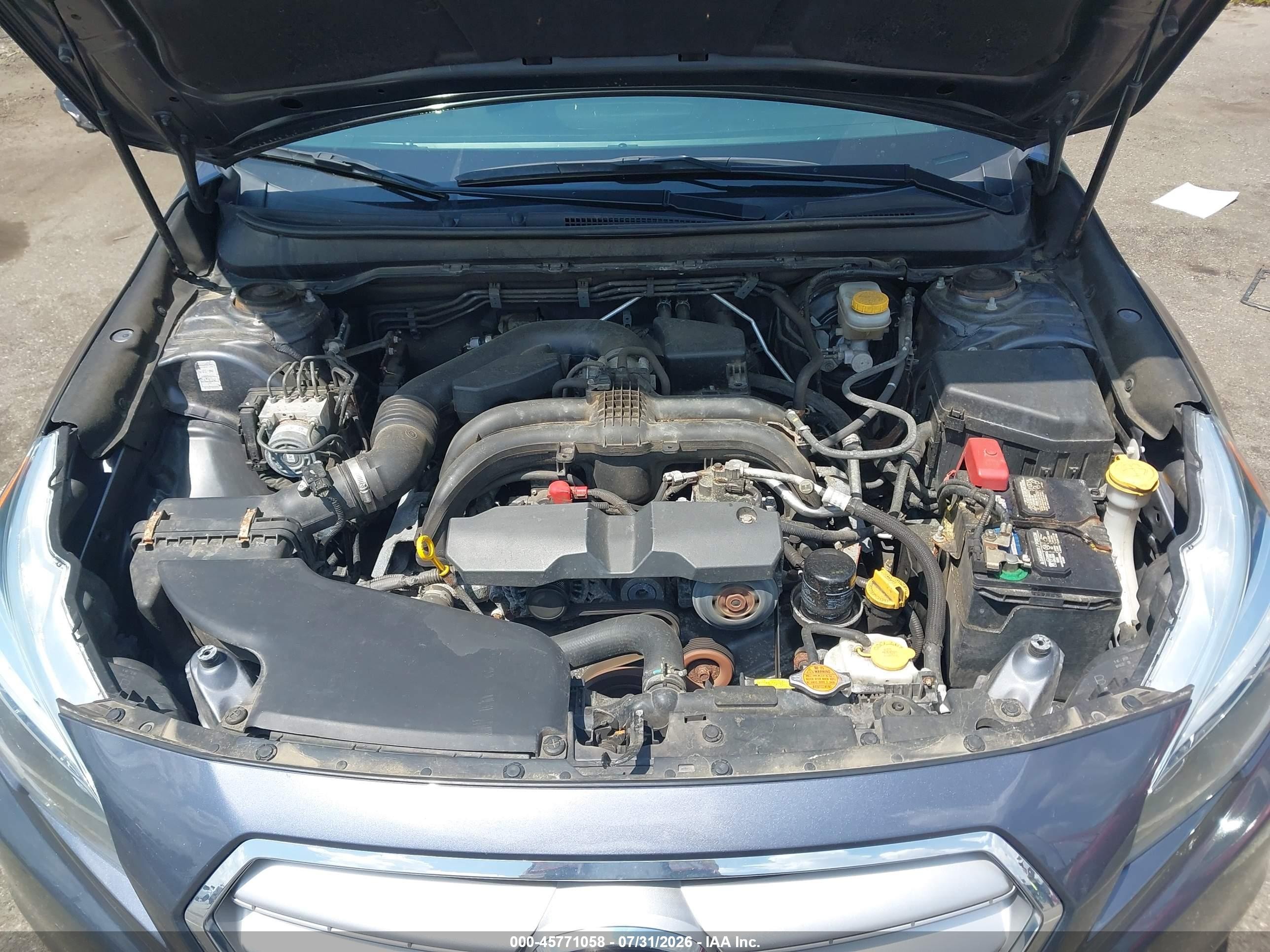 2015 Subaru Legacy 2.5i Premium Gray vin: 4S3BNAF66F3054616
