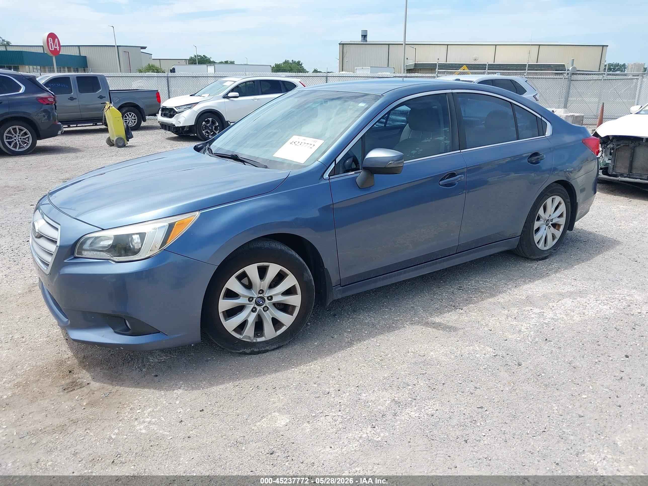 2017 Subaru Legacy 2.5i Premium Blue vin: 4S3BNAF66H3053422