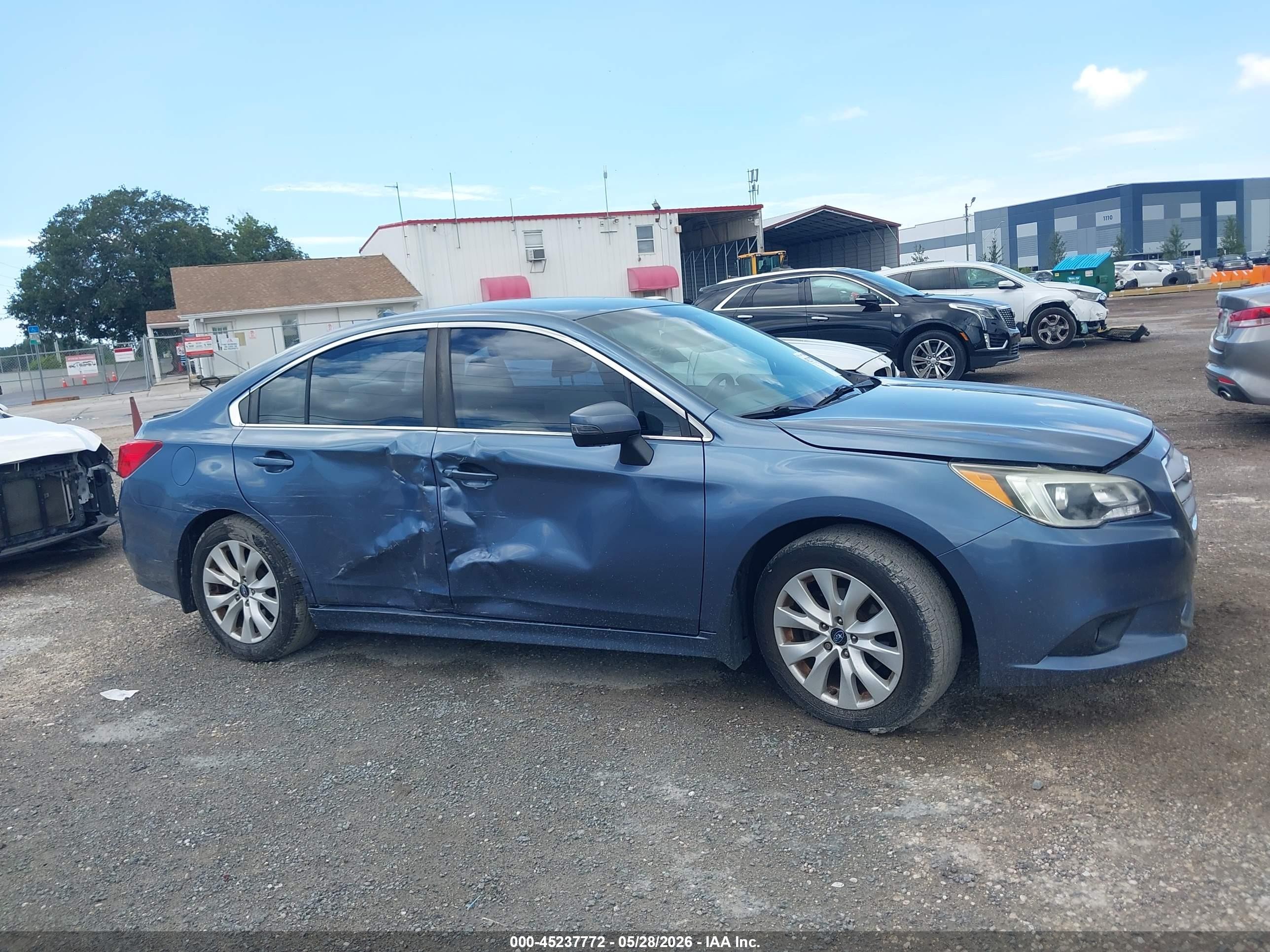 2017 Subaru Legacy 2.5i Premium Blue vin: 4S3BNAF66H3053422