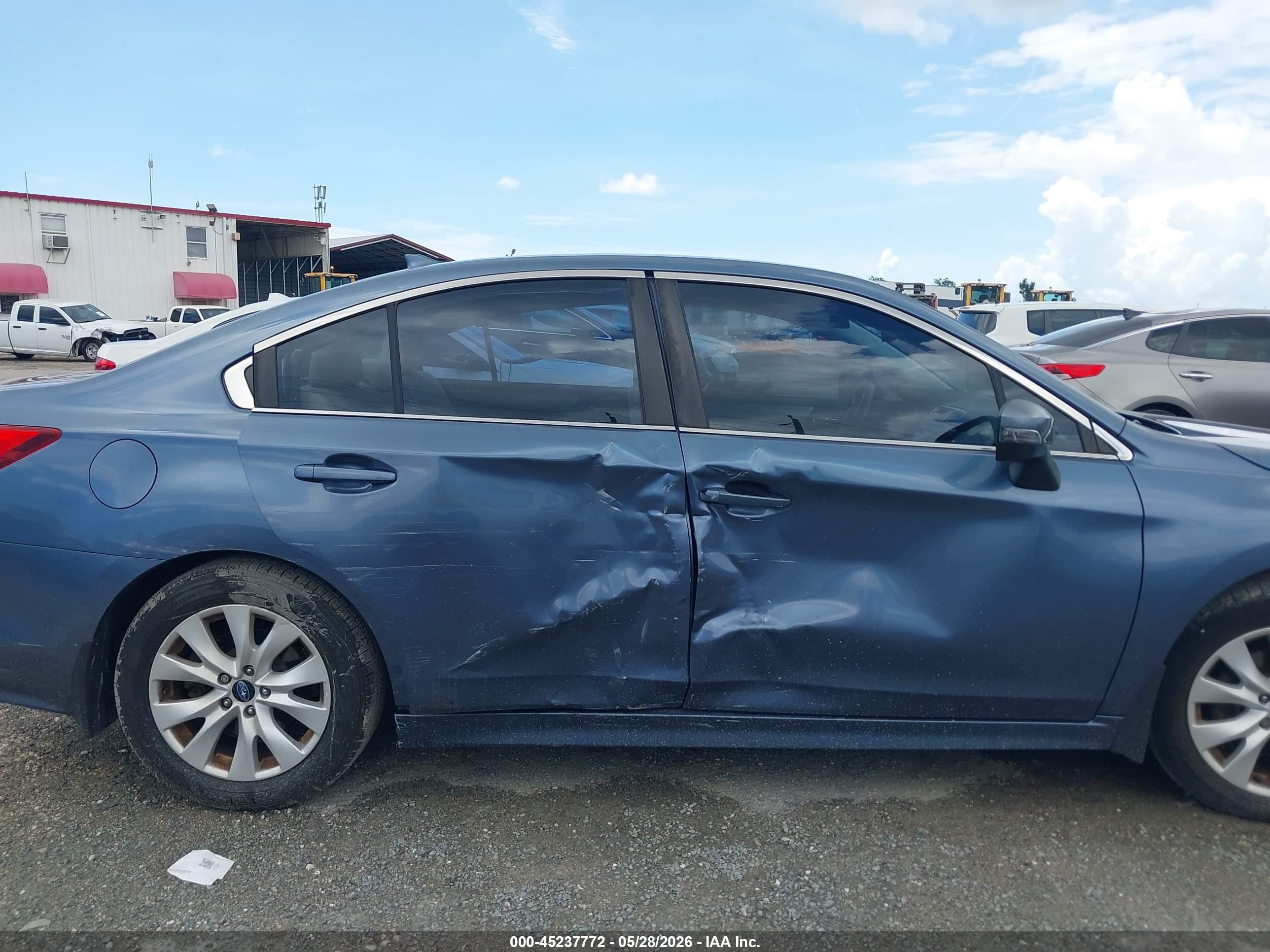 2017 Subaru Legacy 2.5i Premium Blue vin: 4S3BNAF66H3053422