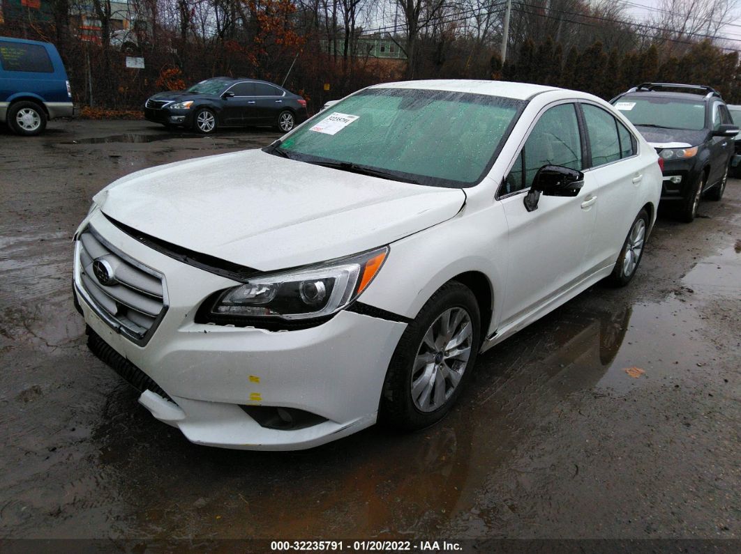 2017 Subaru Legacy Premium Белый vin: 4S3BNAF68H3022768