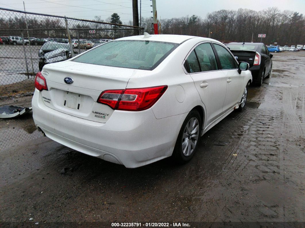 2017 Subaru Legacy Premium Белый vin: 4S3BNAF68H3022768