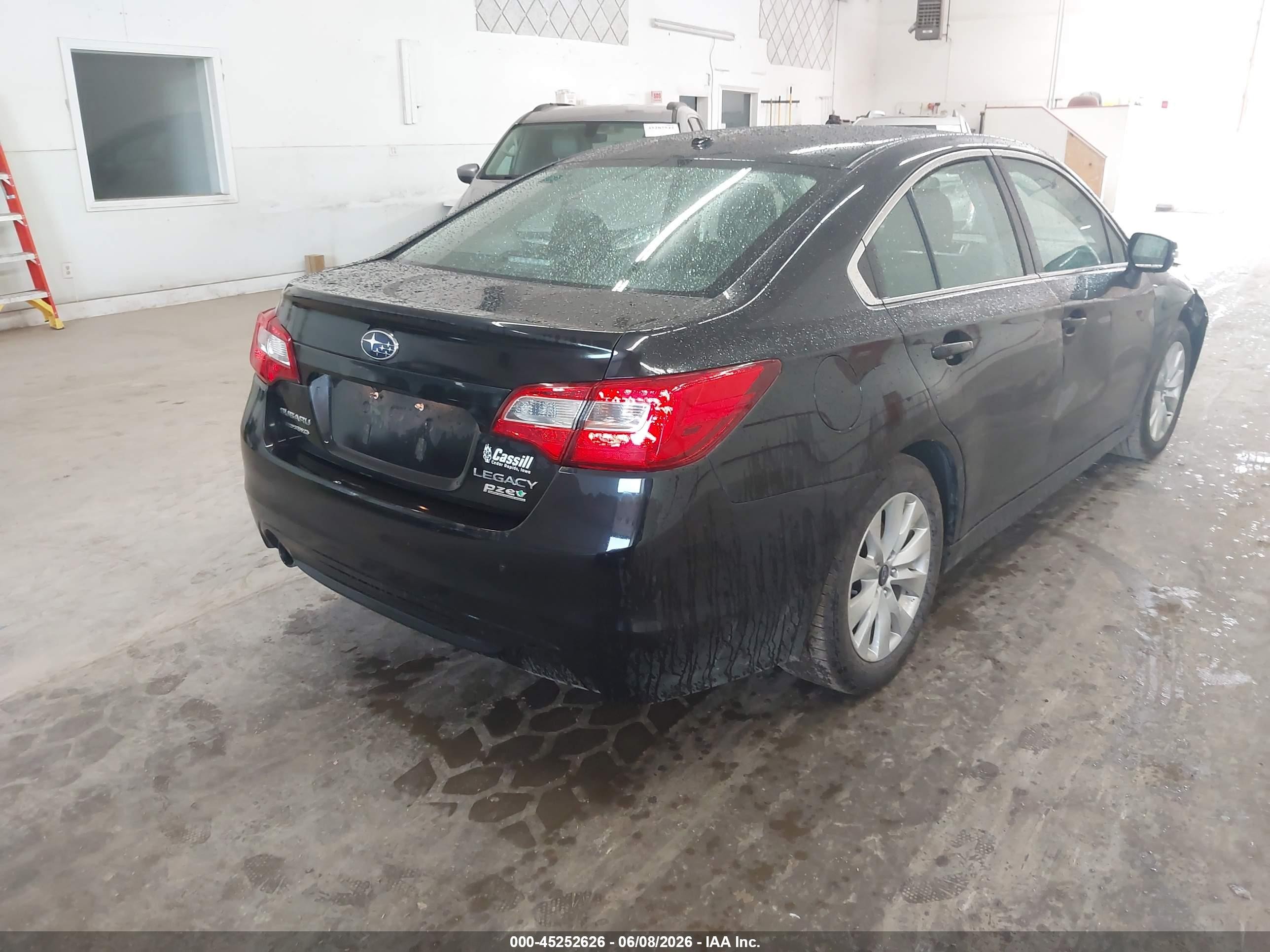 2015 Subaru Legacy 2.5i Premium Black vin: 4S3BNAF69F3028978