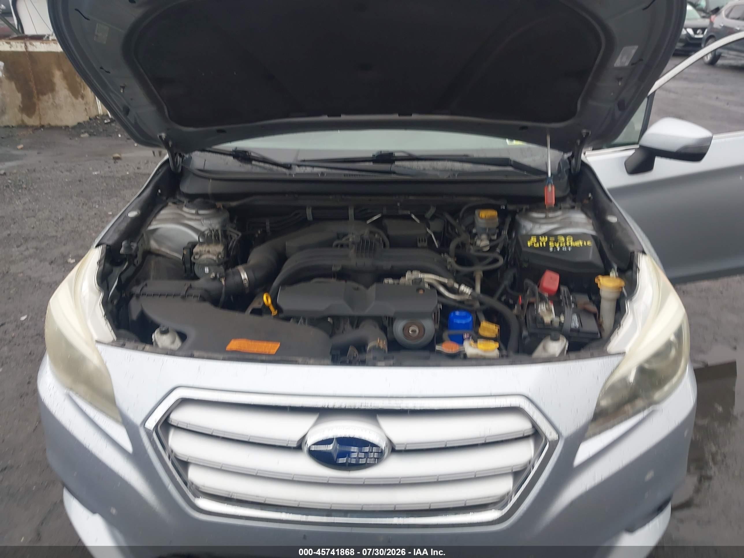 2015 Subaru Legacy 2.5i Premium Silver vin: 4S3BNAH64F3017464