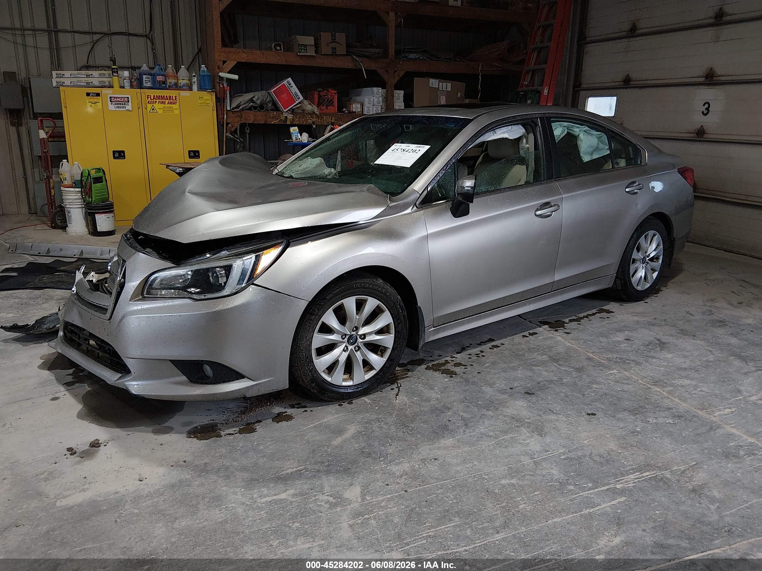 2015 Subaru Legacy 2.5i Premium Beige vin: 4S3BNAH66F3048313