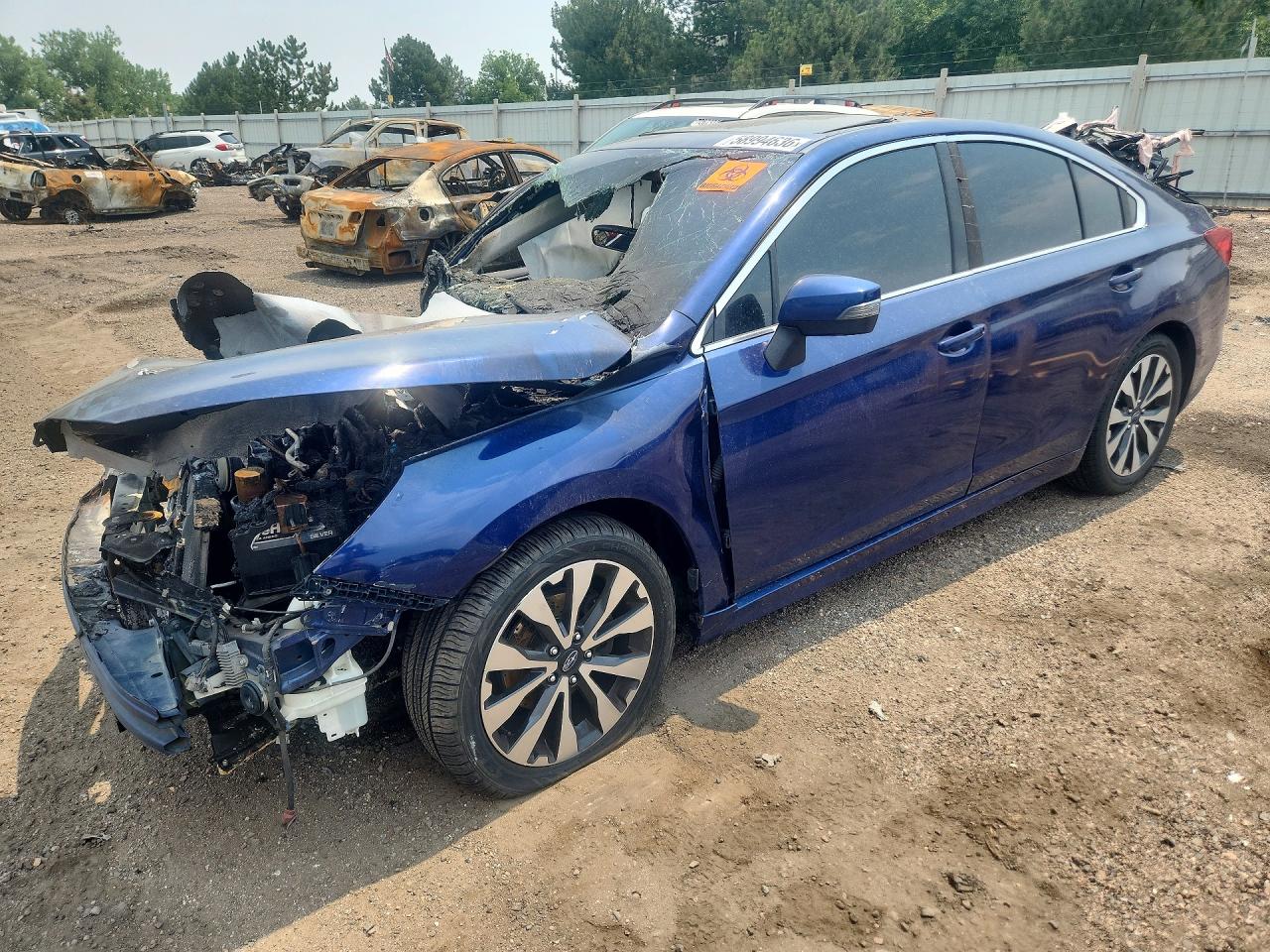 2015 Subaru Legacy 2.5i Premium Blue vin: 4S3BNAH68F3074301