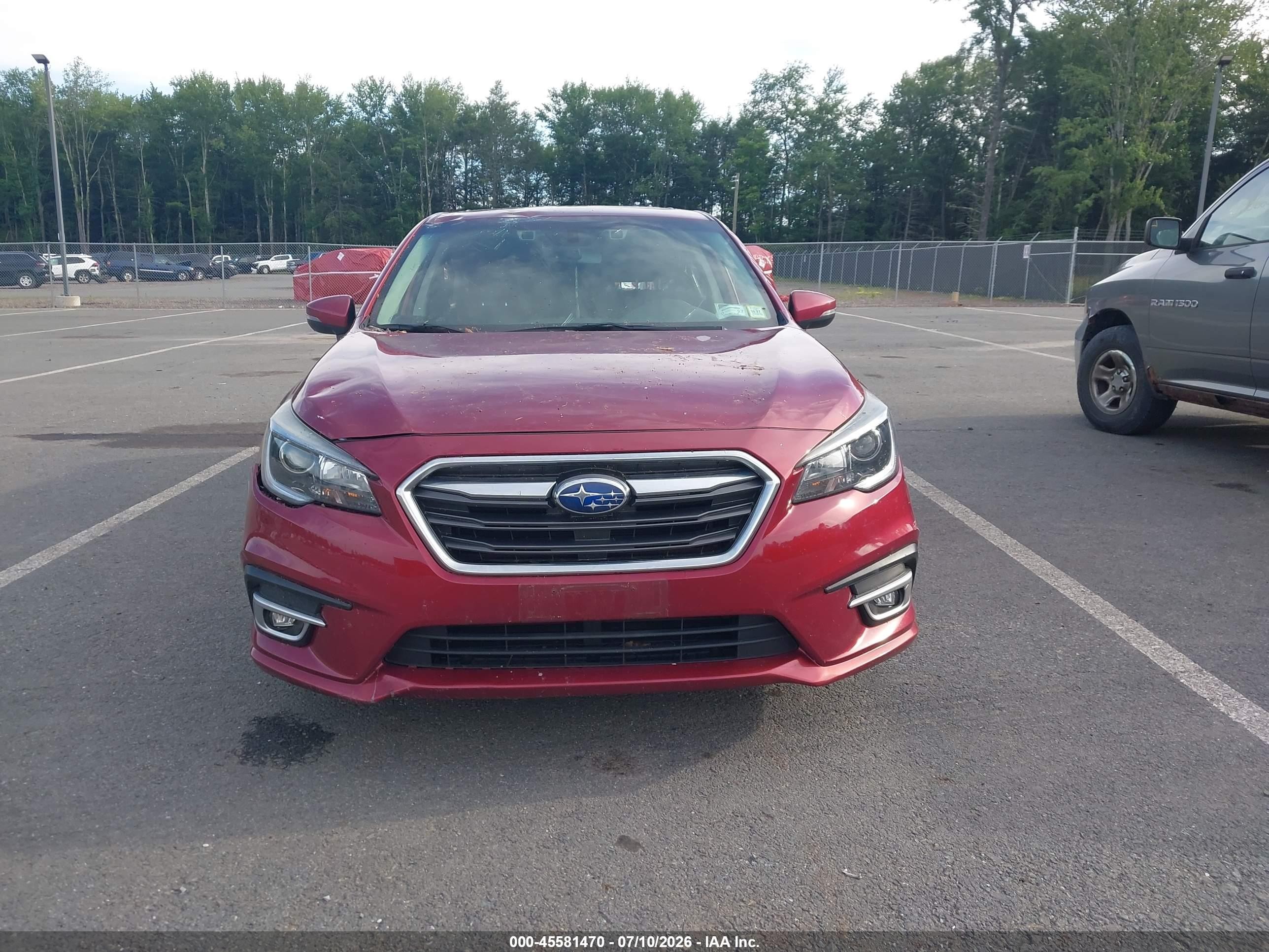2018 Subaru Legacy 2.5i Premium Red vin: 4S3BNAH6XJ3018563