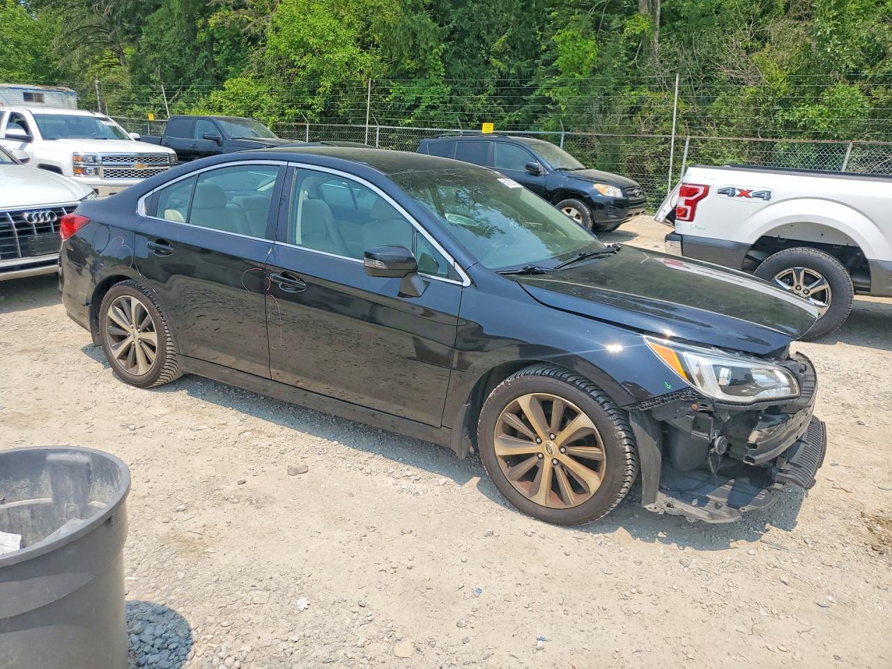 2015 Subaru Legacy 2.5i Limited Black vin: 4S3BNAJ60F3057101