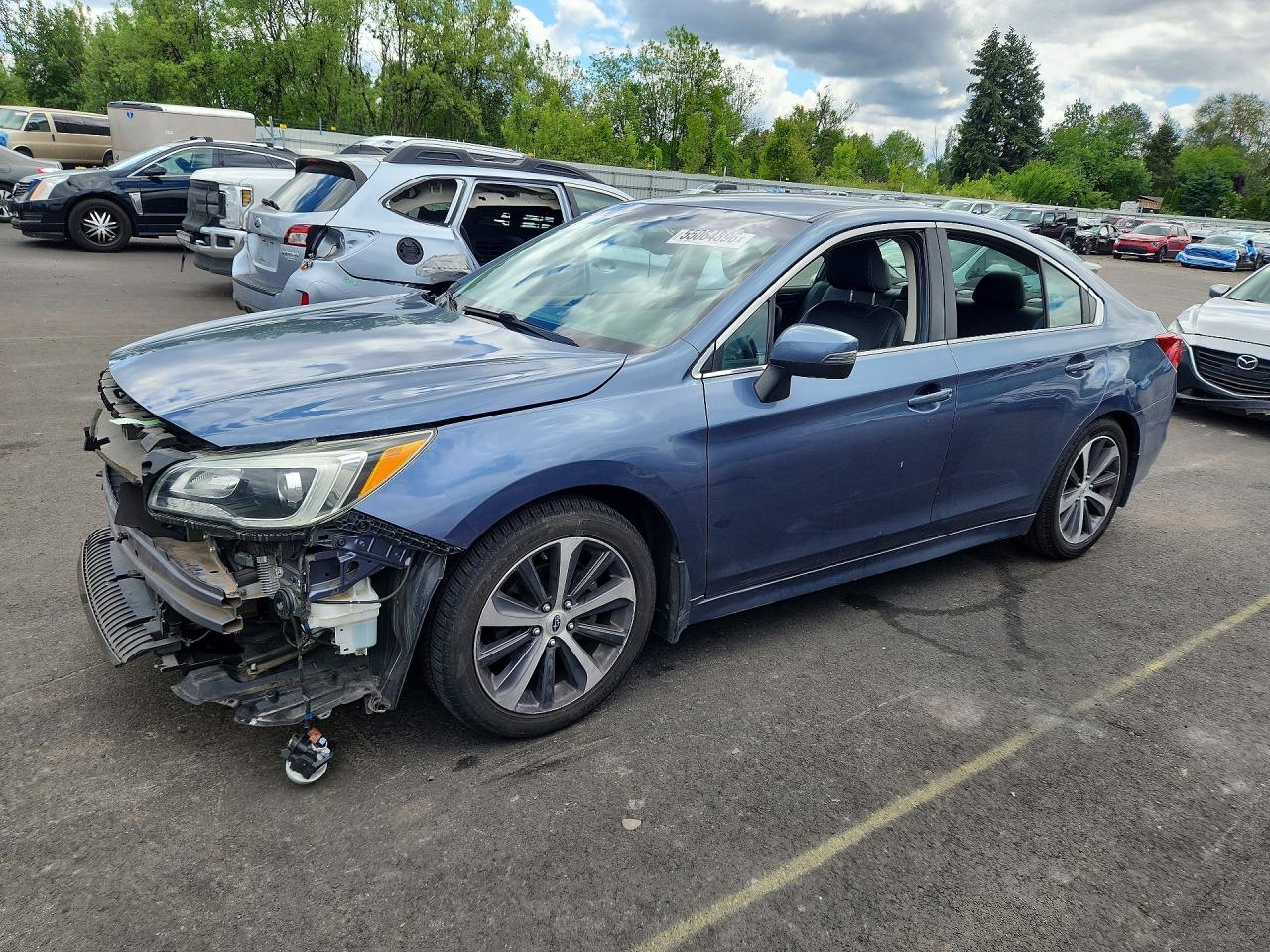 2015 Subaru Legacy 2.5i Limited Синий vin: 4S3BNAJ61F3019814