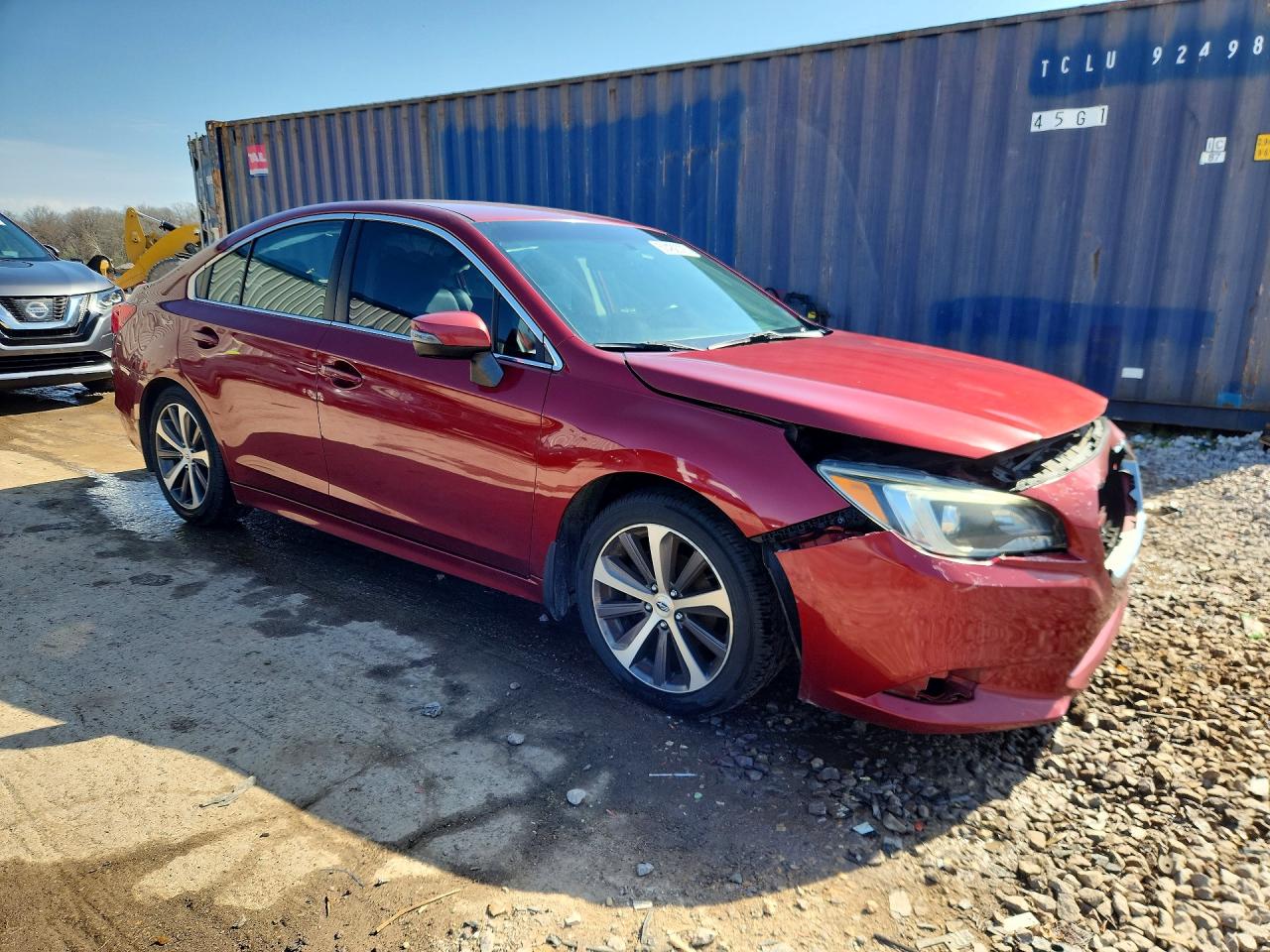2015 Subaru Legacy 2.5i Limited Red vin: 4S3BNAJ61F3049234