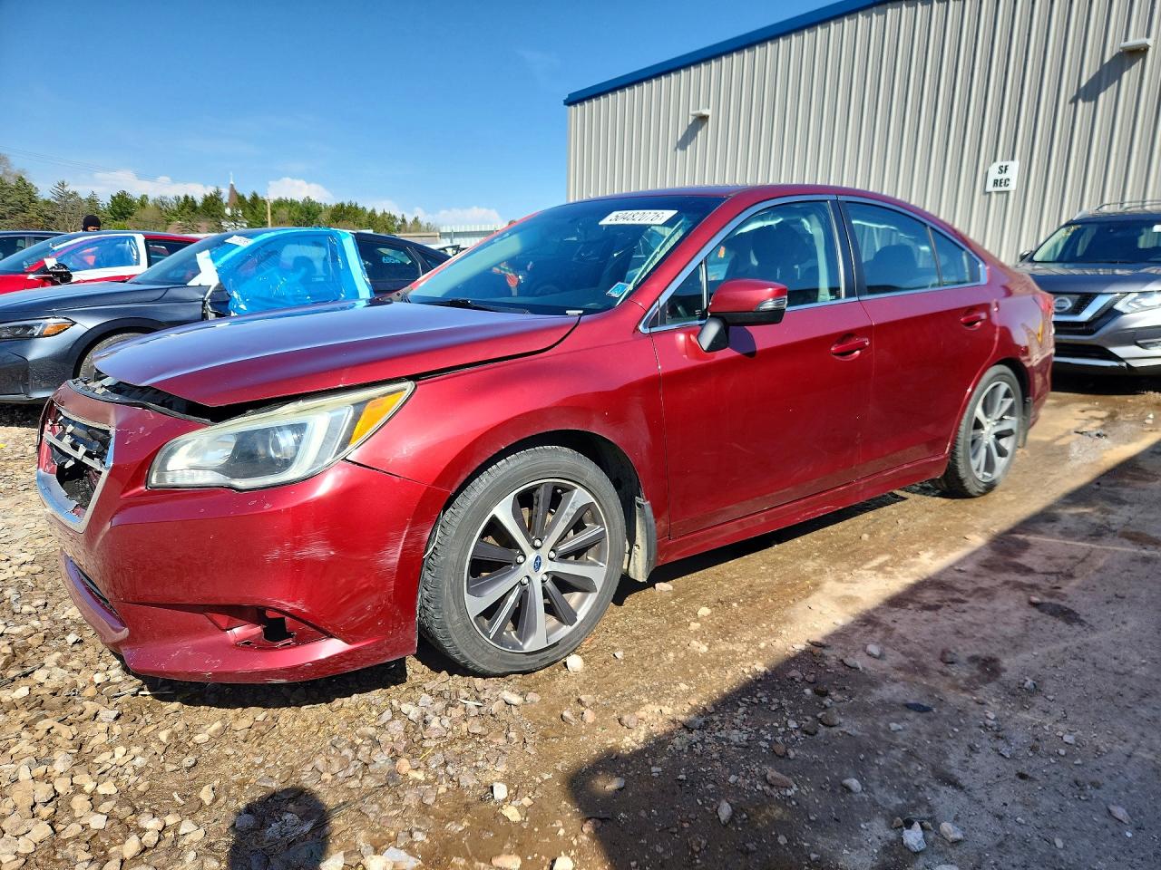 2015 Subaru Legacy 2.5i Limited Red vin: 4S3BNAJ61F3049234