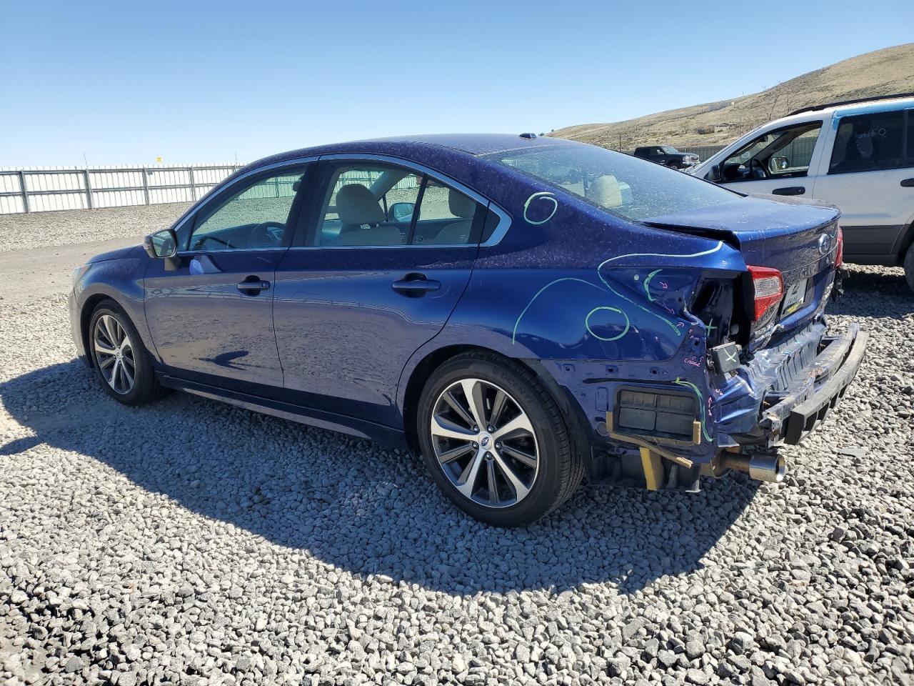 2015 Subaru Legacy 2.5i Limited Blue vin: 4S3BNAJ68F3059615