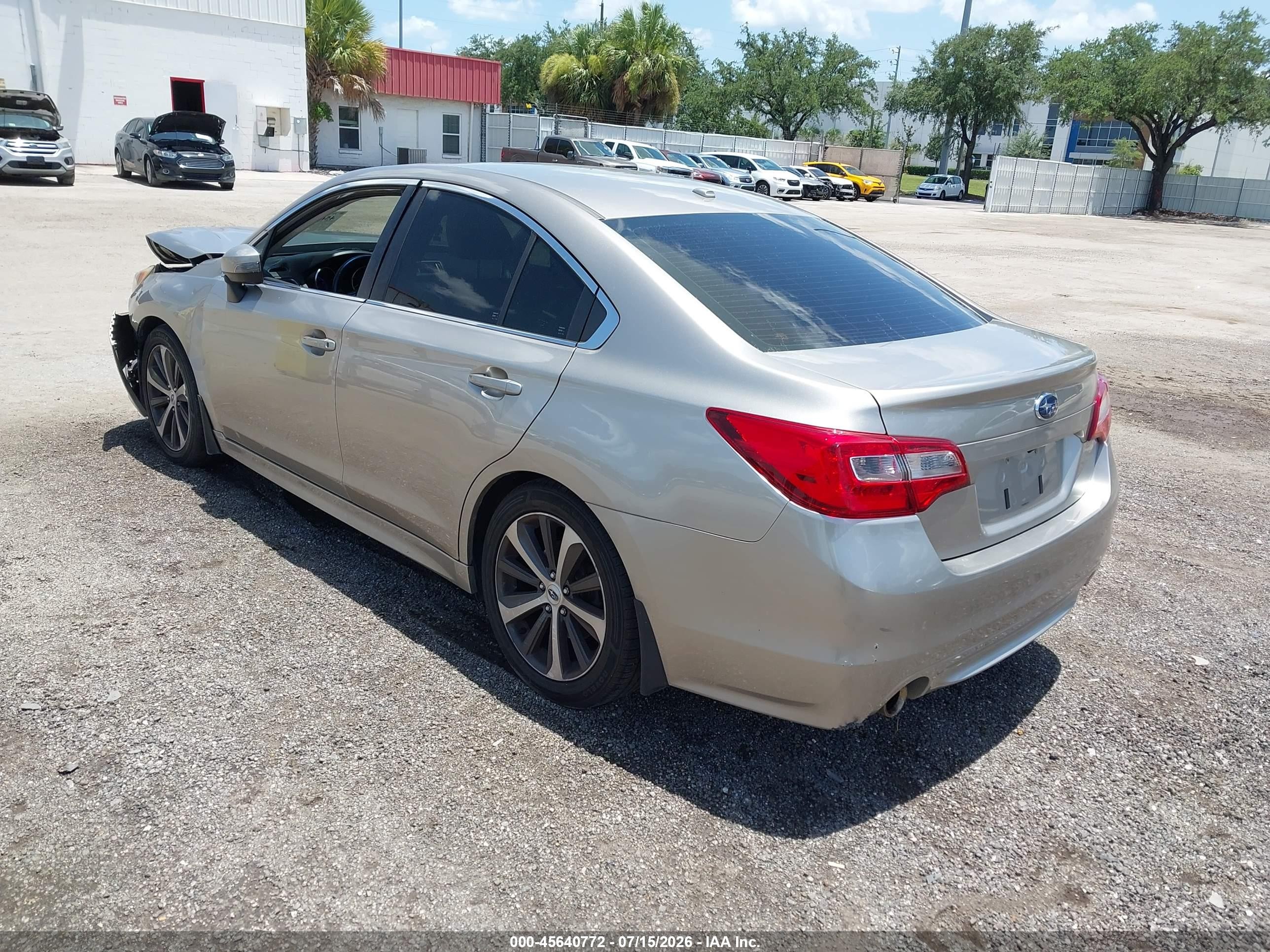 2015 Subaru Legacy 2.5i Limited Brown vin: 4S3BNAL60F3006078