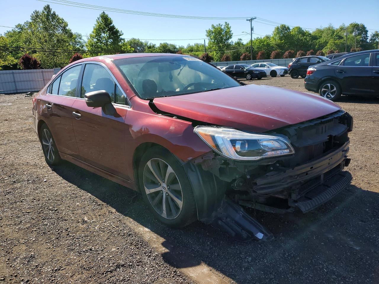 2015 Subaru Legacy 2.5i Limited Burgundy vin: 4S3BNAL61F3030969