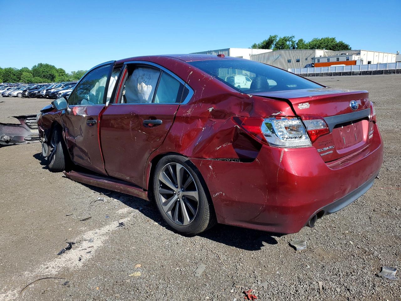 2015 Subaru Legacy 2.5i Limited Burgundy vin: 4S3BNAL61F3030969