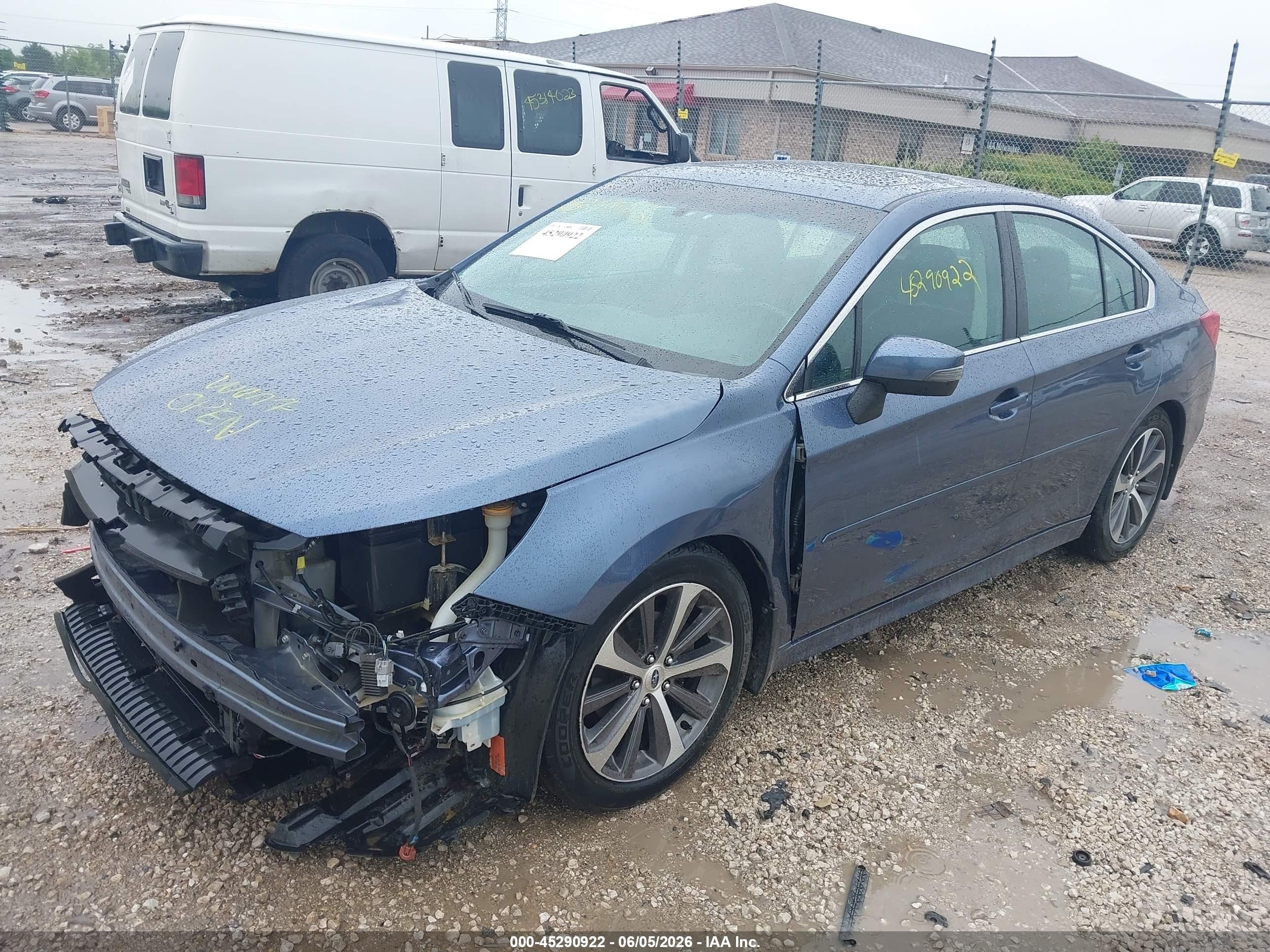 2015 Subaru Legacy 2.5i Limited Blue vin: 4S3BNAL64F3073167