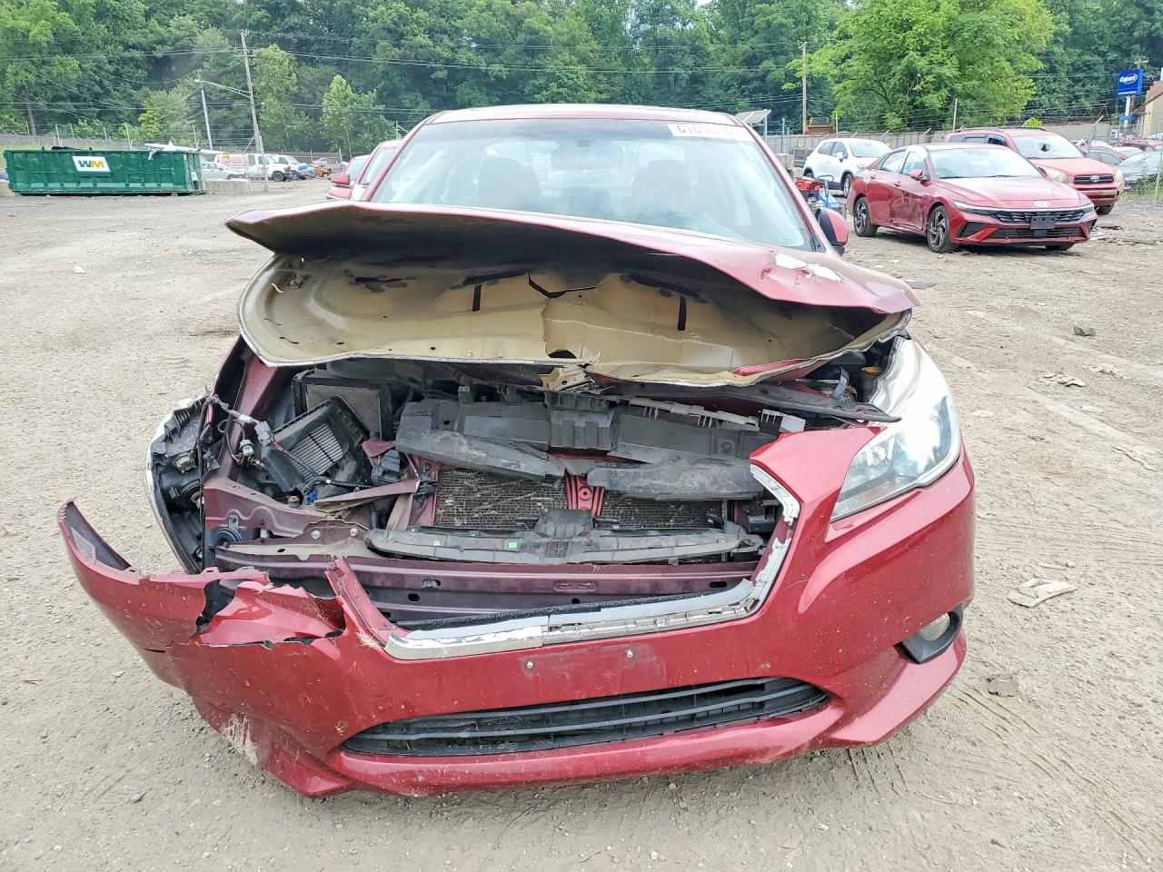 2015 Subaru Legacy 2.5i Limited Бордовый vin: 4S3BNAL65F3024222