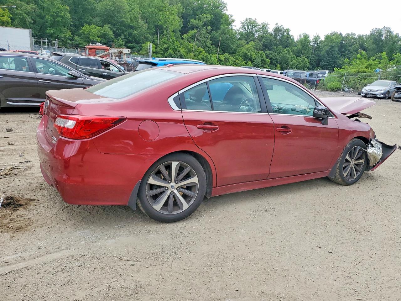 2015 Subaru Legacy 2.5i Limited Бордовый vin: 4S3BNAL65F3024222