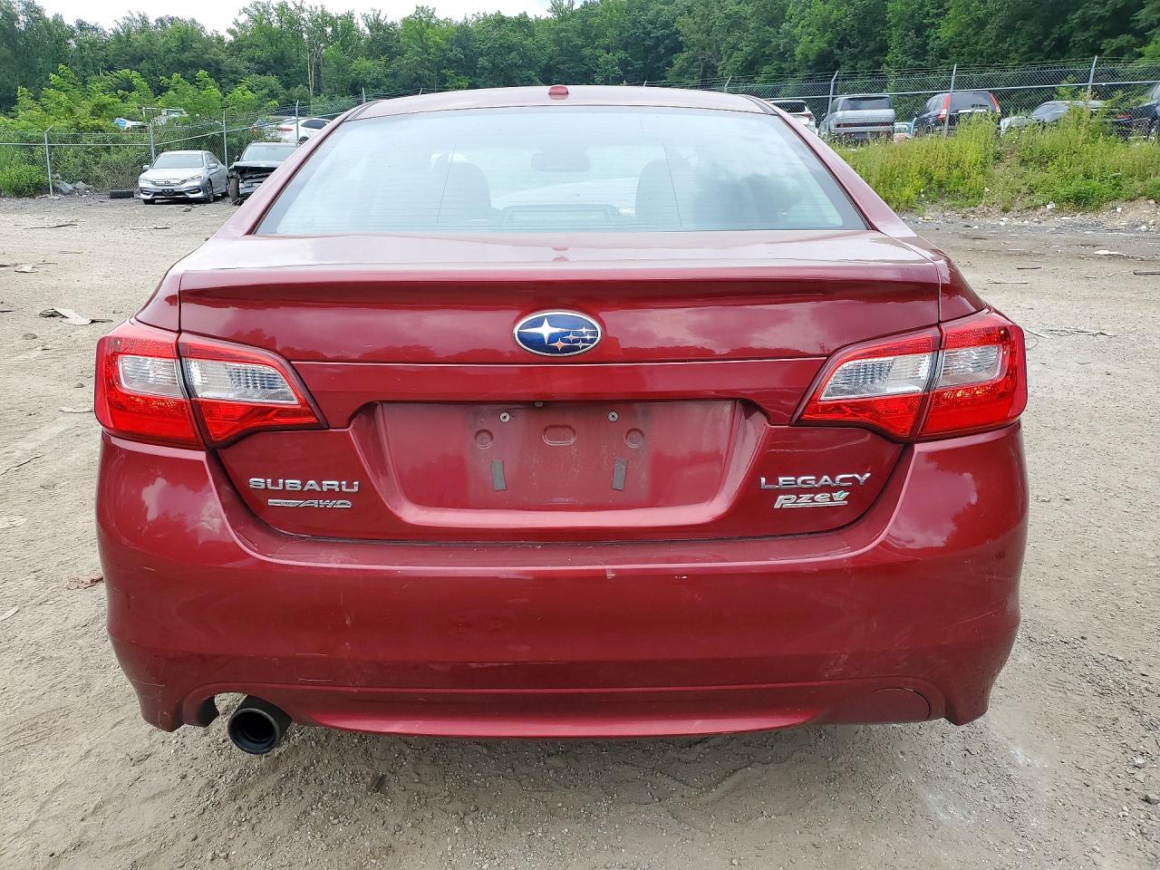 2015 Subaru Legacy 2.5i Limited Бордовый vin: 4S3BNAL65F3024222