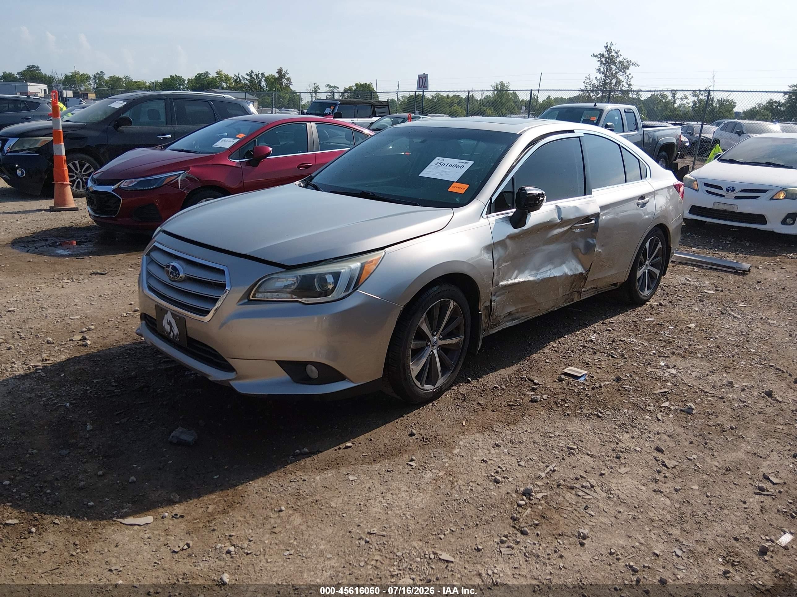 2015 Subaru Legacy 2.5i Limited Желто-коричневый vin: 4S3BNAL68F3012694
