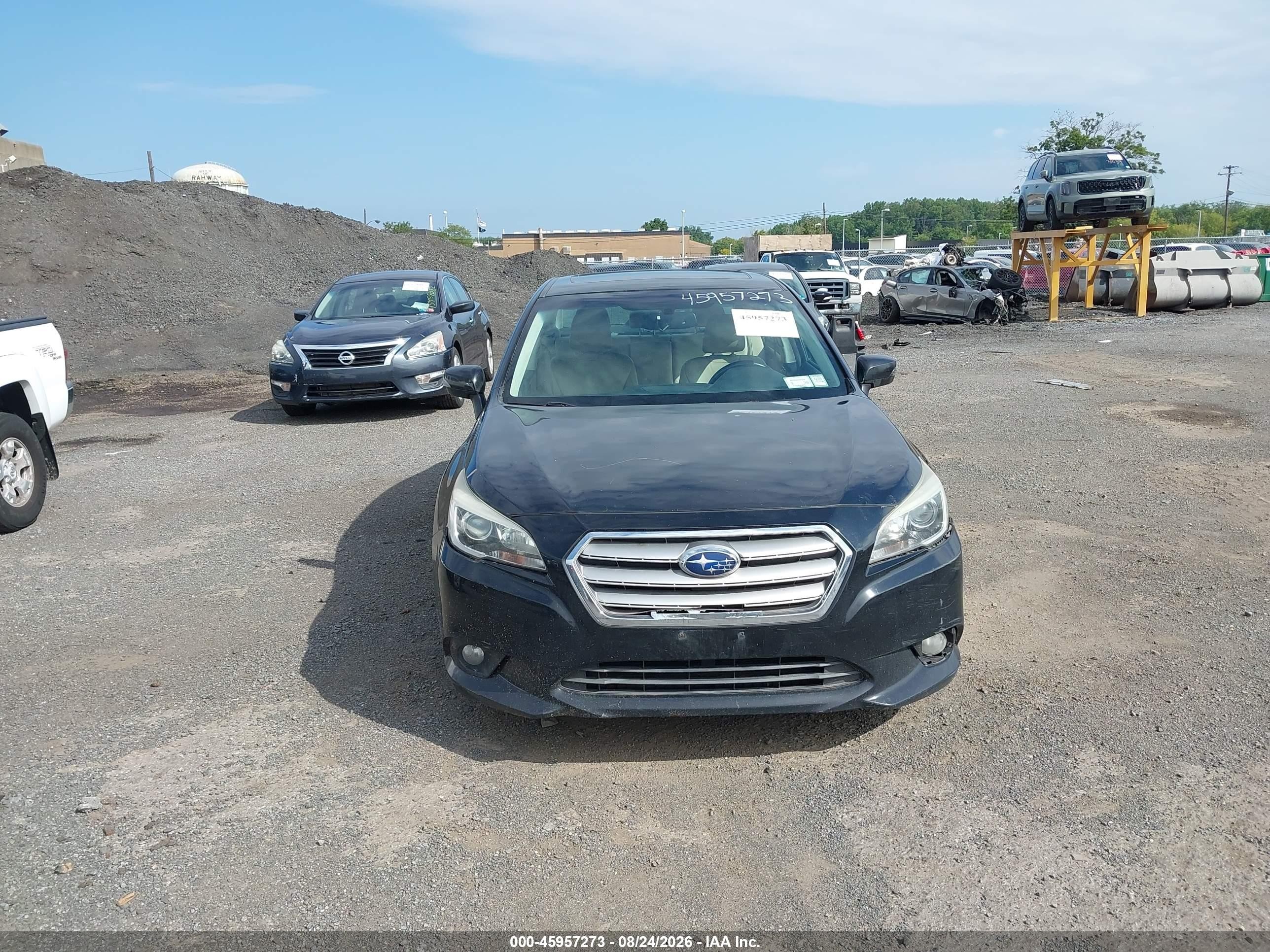 2015 Subaru Legacy 2.5i Limited Black vin: 4S3BNAL69F3027124