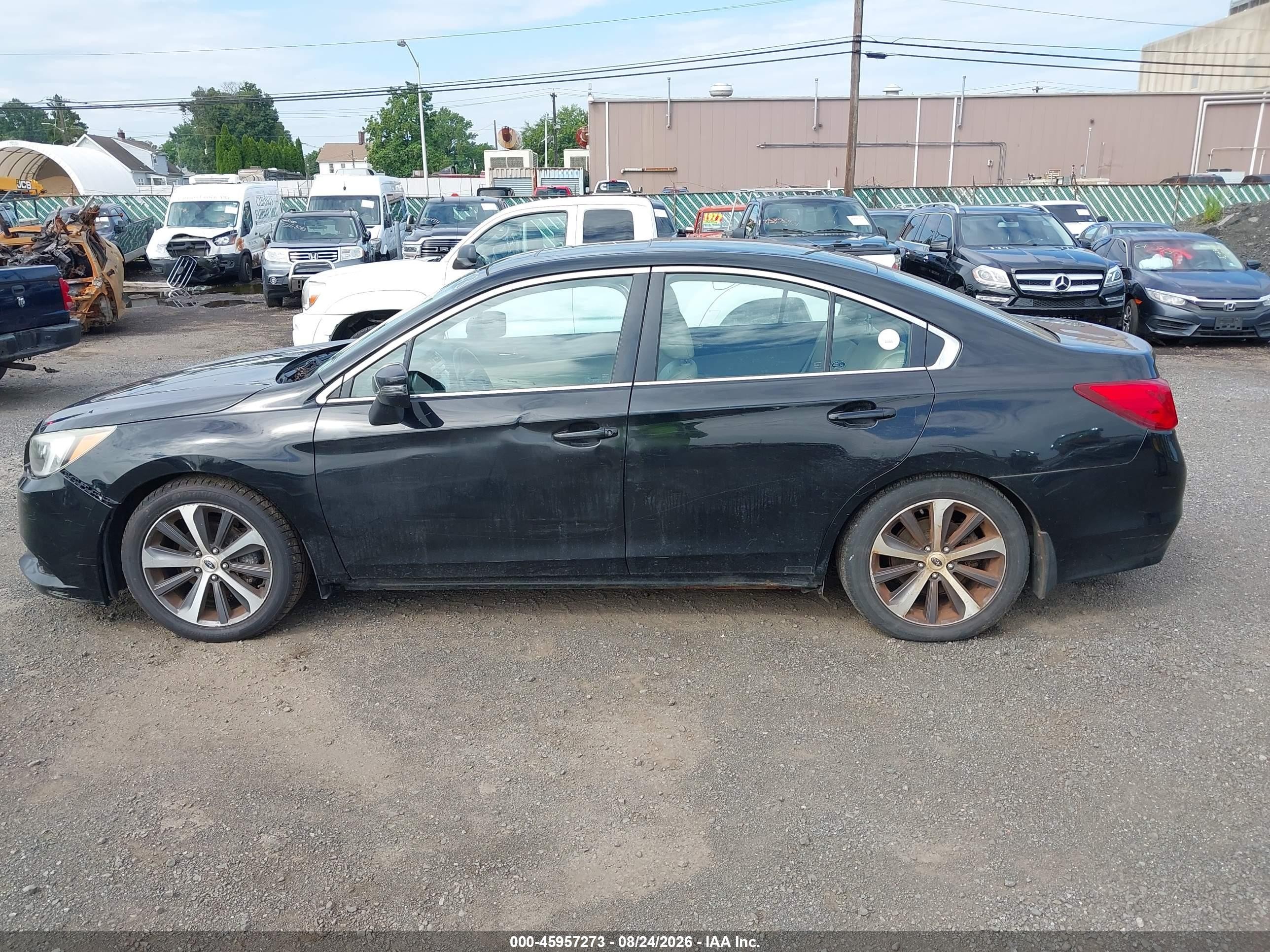 2015 Subaru Legacy 2.5i Limited Black vin: 4S3BNAL69F3027124