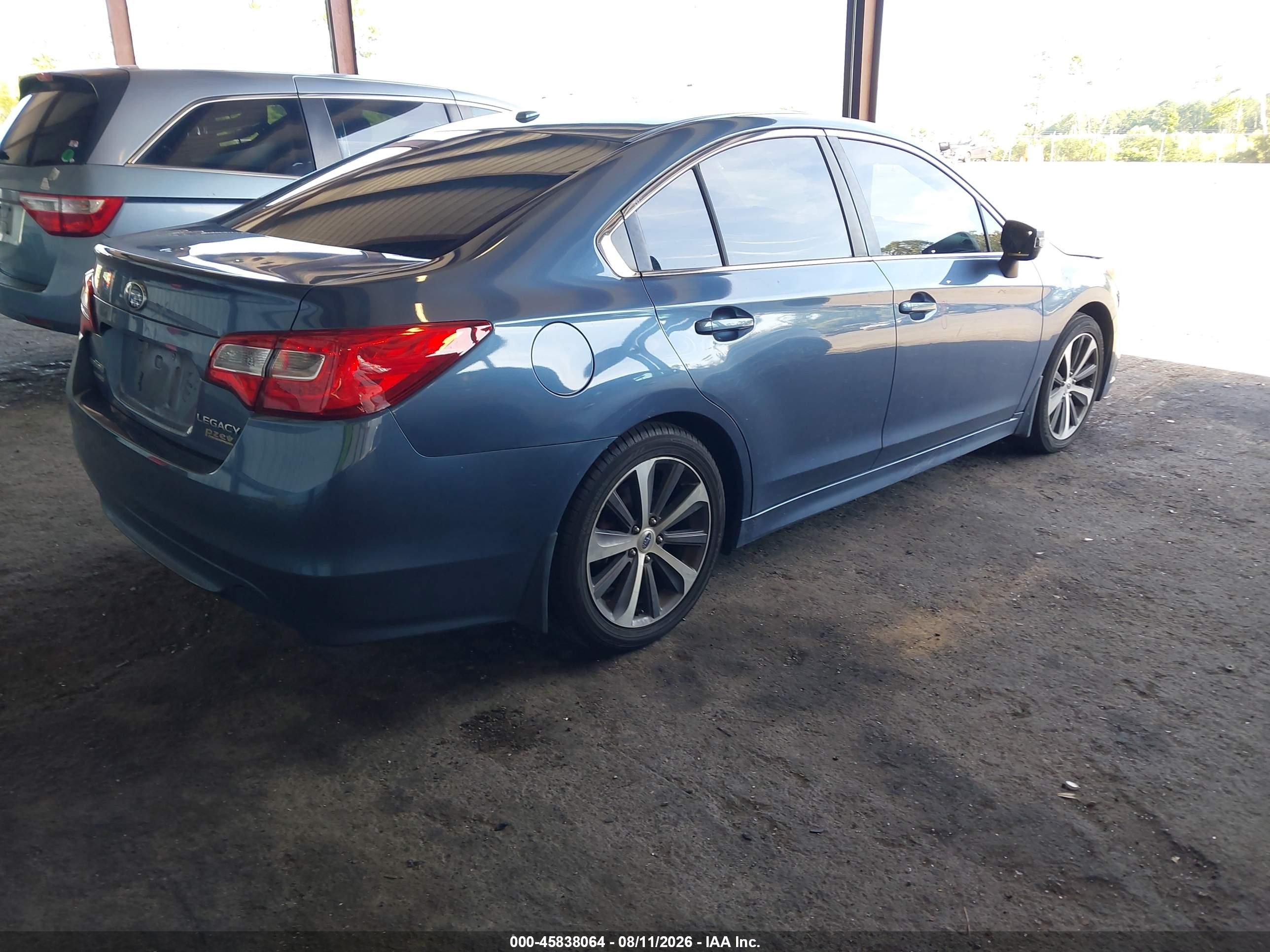 2015 Subaru Legacy 2.5i Limited Blue vin: 4S3BNAL6XF3025978