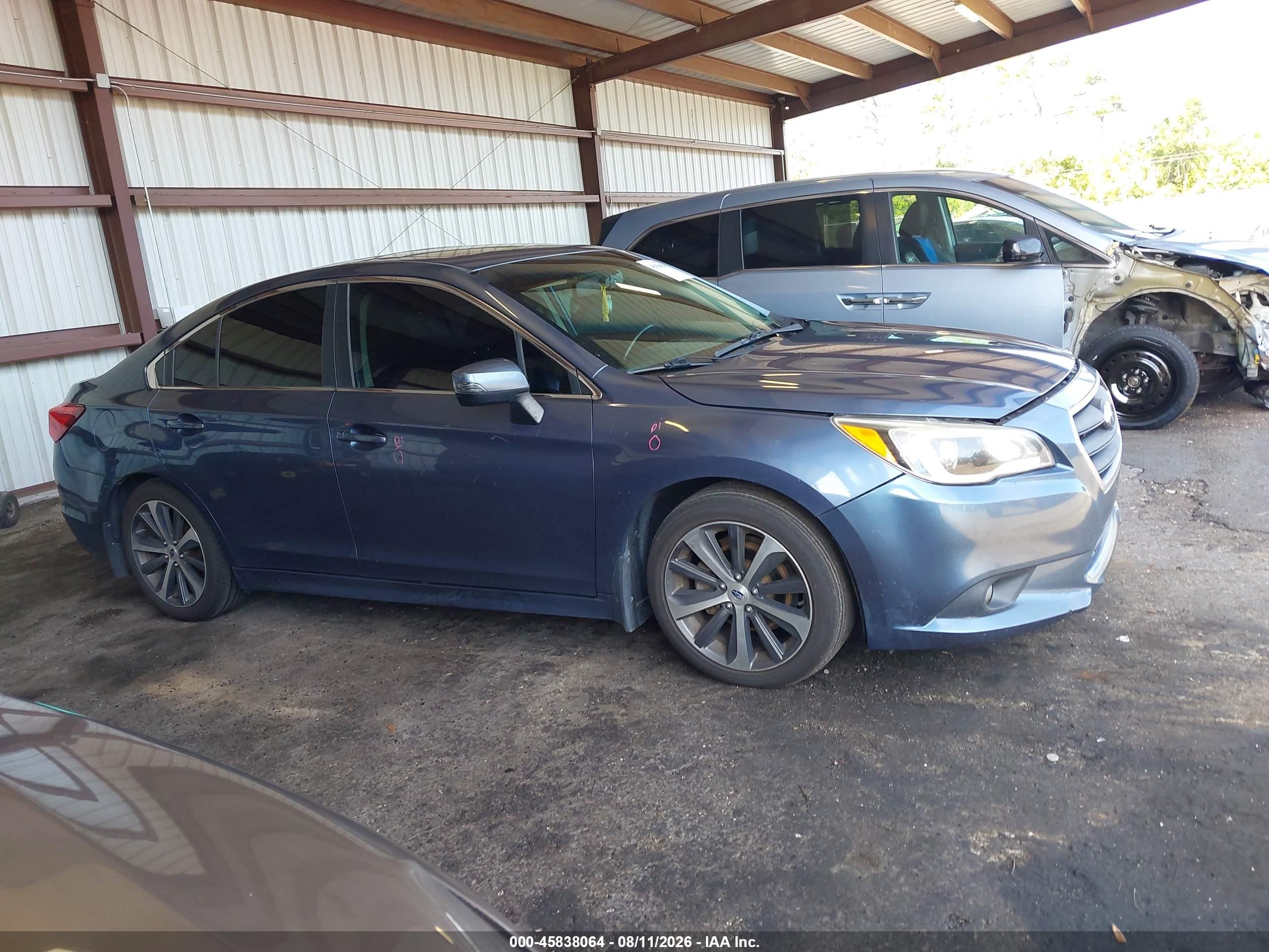 2015 Subaru Legacy 2.5i Limited Blue vin: 4S3BNAL6XF3025978