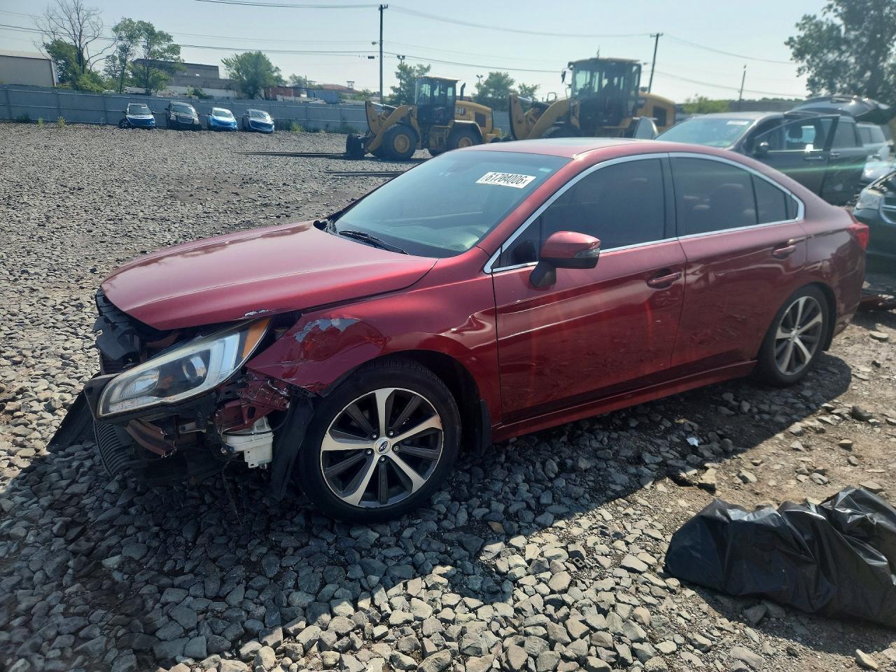 2015 Subaru Legacy 2.5i Limited Red vin: 4S3BNAN63F3027892