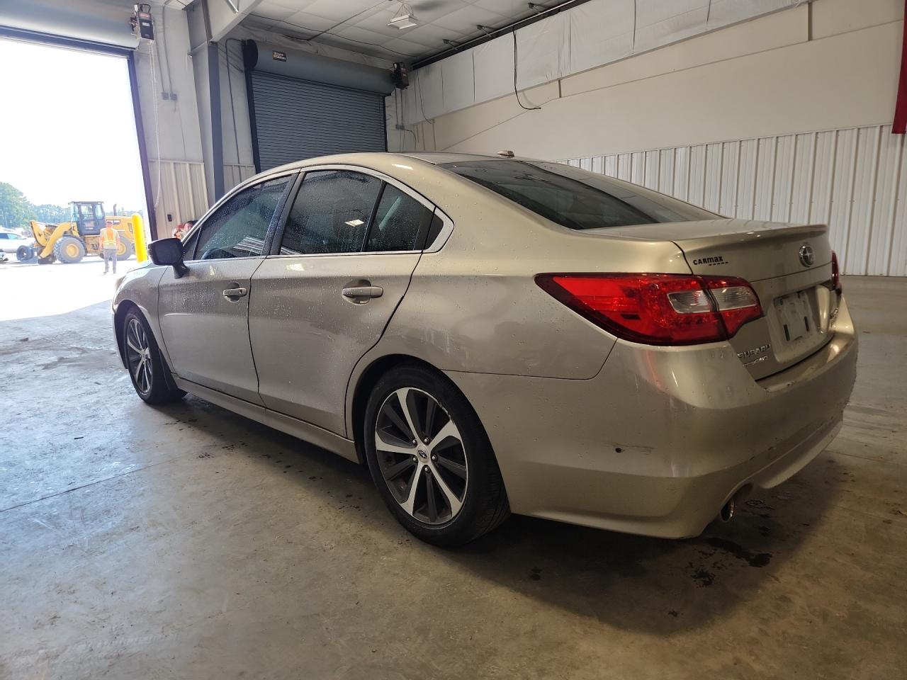 2015 Subaru Legacy 2.5i Limited Beige vin: 4S3BNAN64F3048833 Damage: Left Rear Door, Dent(S) W/No Paint Dmg, 1/2 To 1 Inch