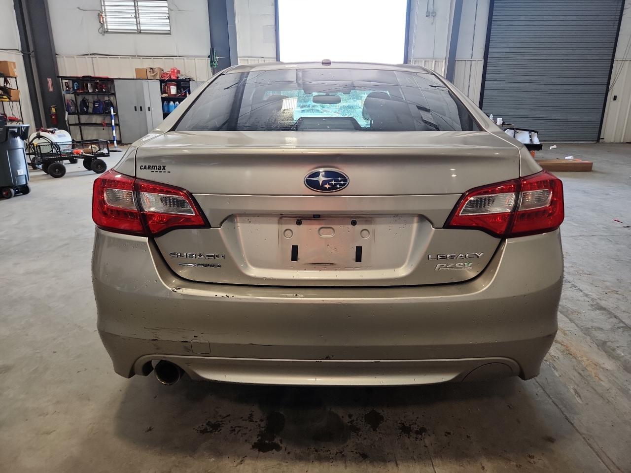 2015 Subaru Legacy 2.5i Limited Beige vin: 4S3BNAN64F3048833 Damage: Rear Bumper, Dent(S) W/ Paint Dmg, 1 To 2 Inches