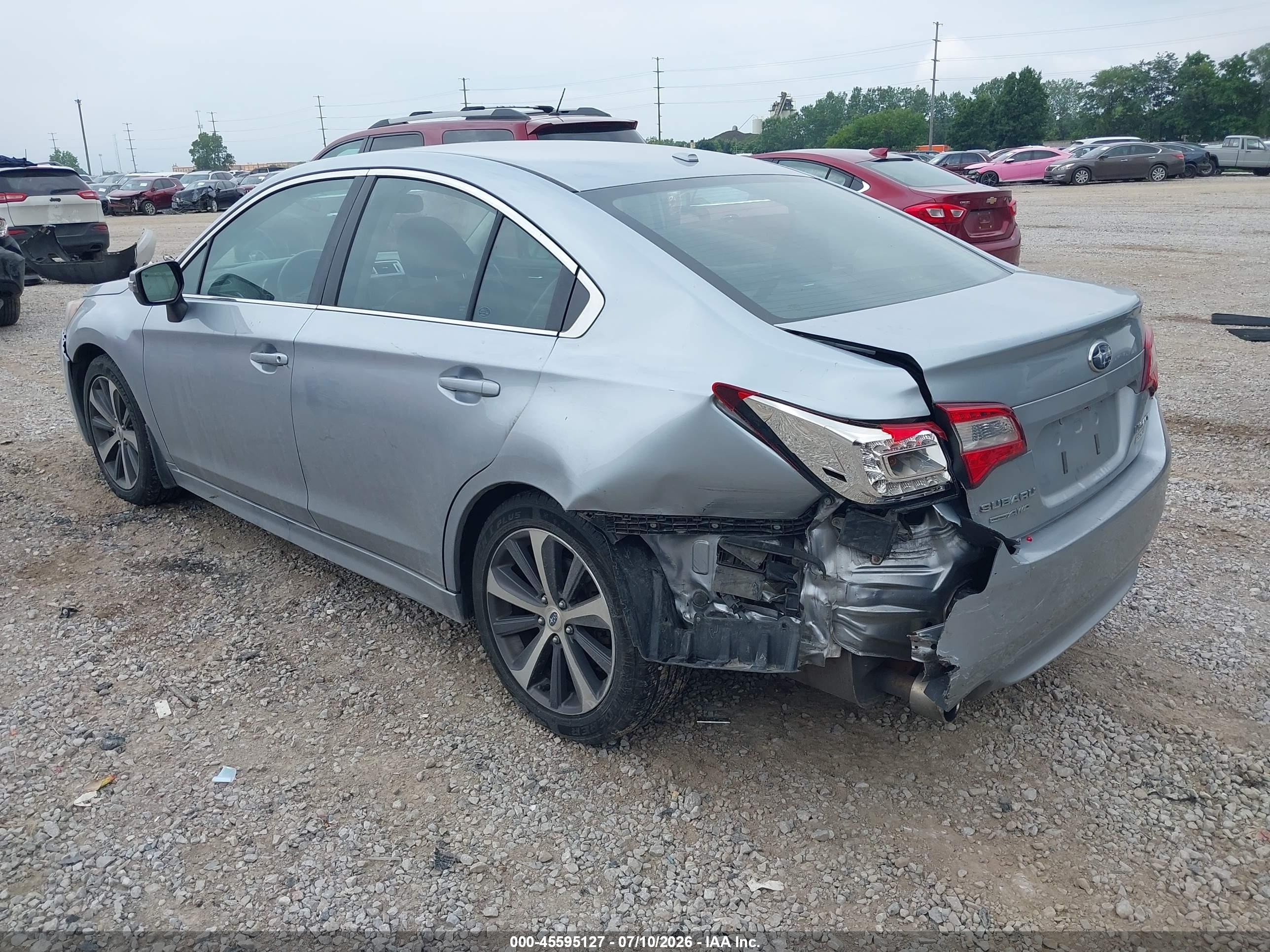 2015 Subaru Legacy 2.5i Limited Light Blue vin: 4S3BNAN64F3052462