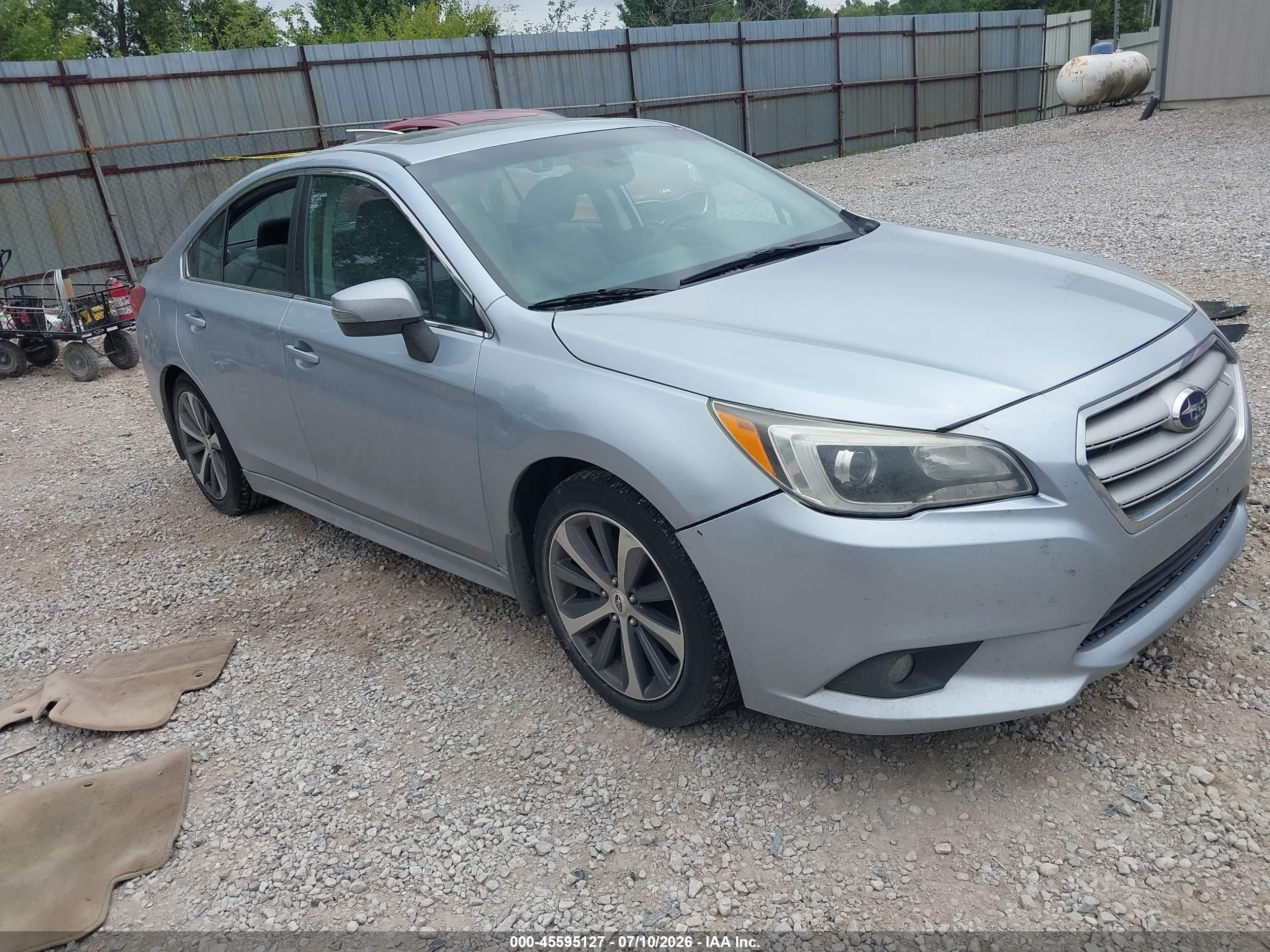 2015 Subaru Legacy 2.5i Limited Light Blue vin: 4S3BNAN64F3052462