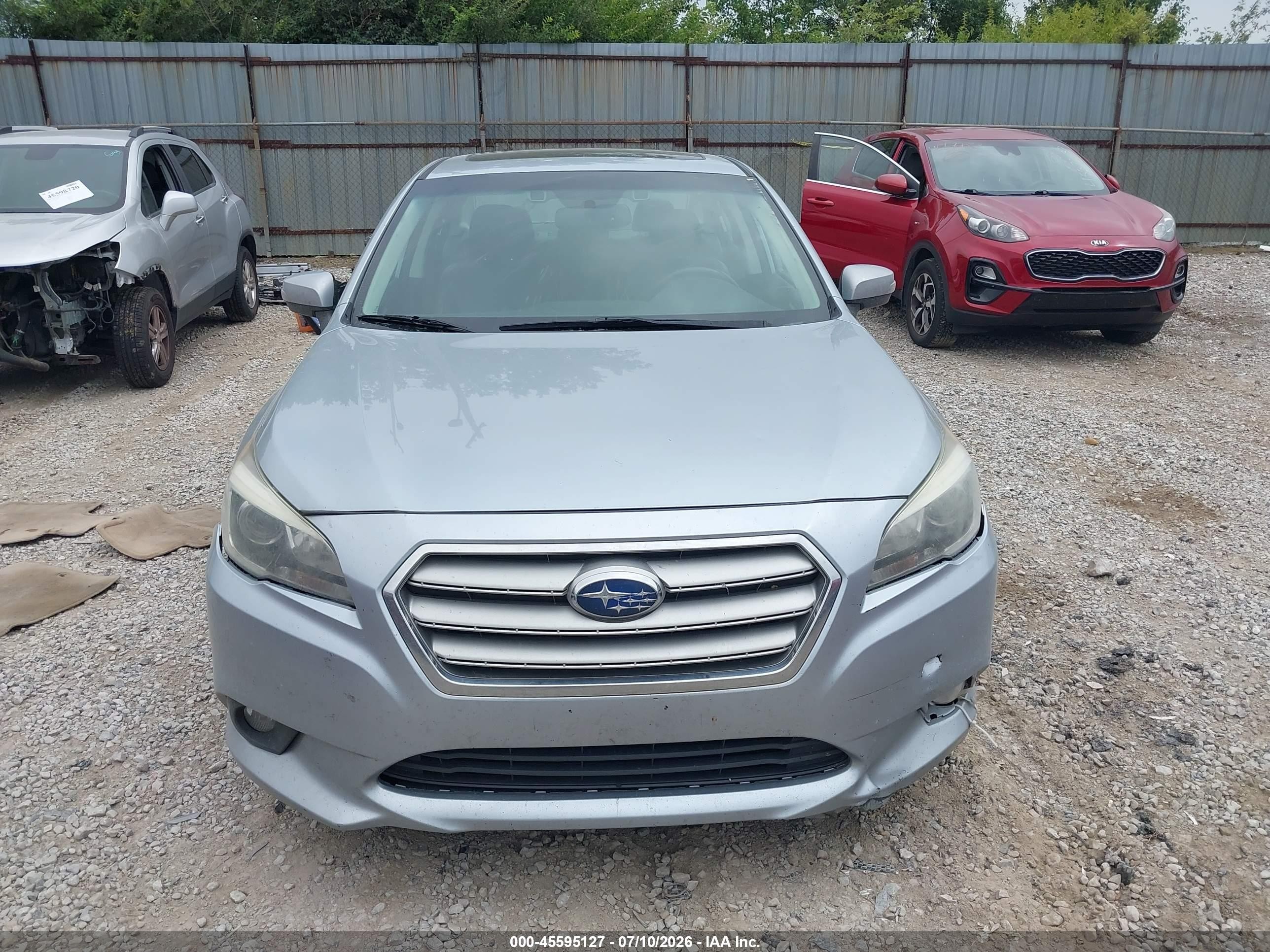2015 Subaru Legacy 2.5i Limited Light Blue vin: 4S3BNAN64F3052462