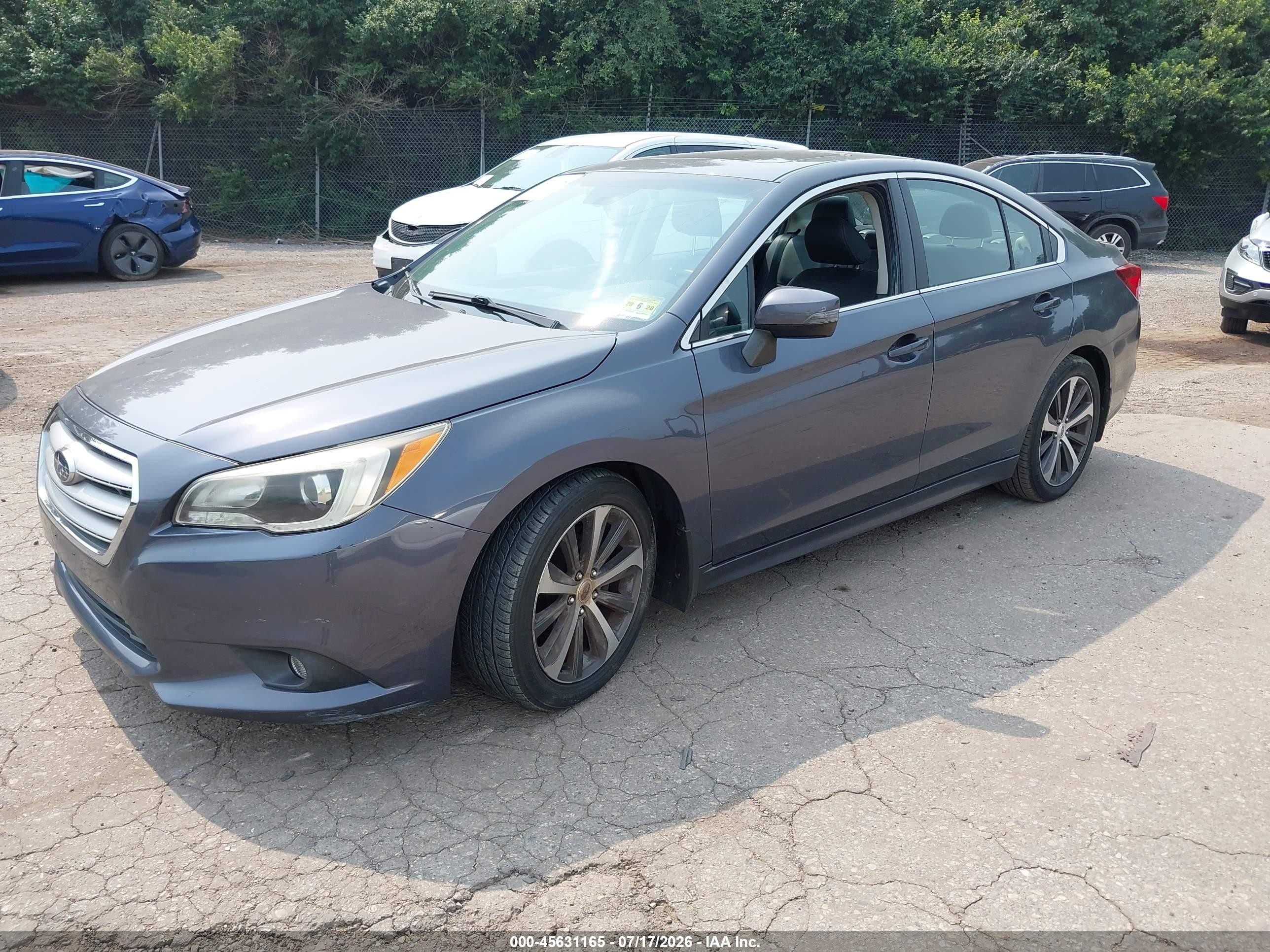 2015 Subaru Legacy 2.5i Limited Blue vin: 4S3BNAN64F3071416
