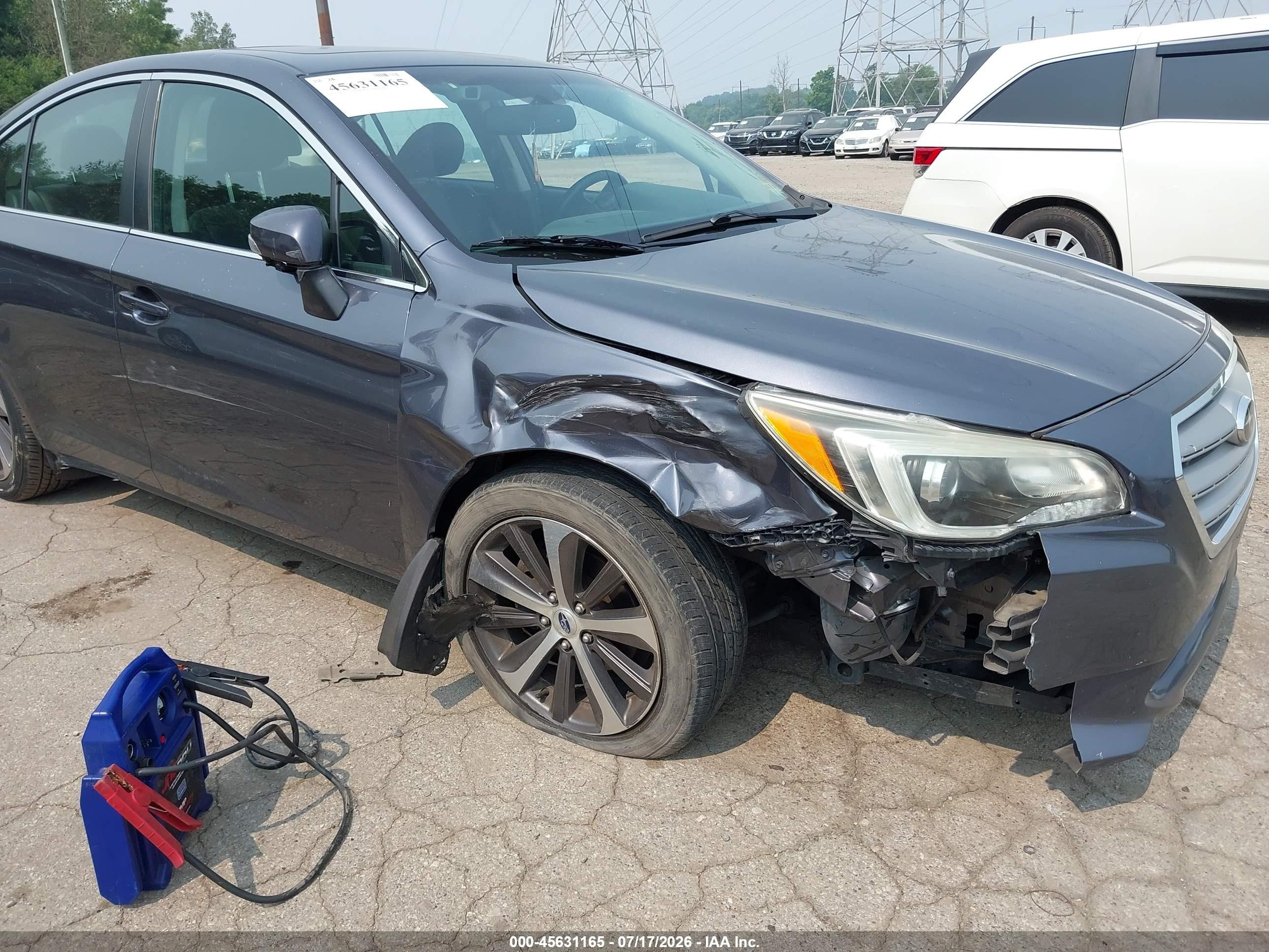 2015 Subaru Legacy 2.5i Limited Blue vin: 4S3BNAN64F3071416