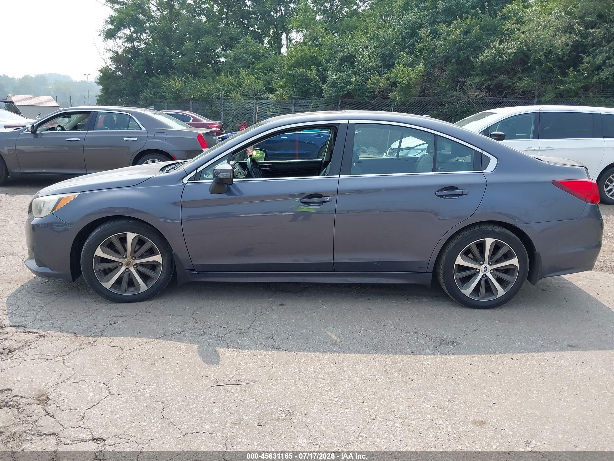 2015 Subaru Legacy 2.5i Limited Blue vin: 4S3BNAN64F3071416
