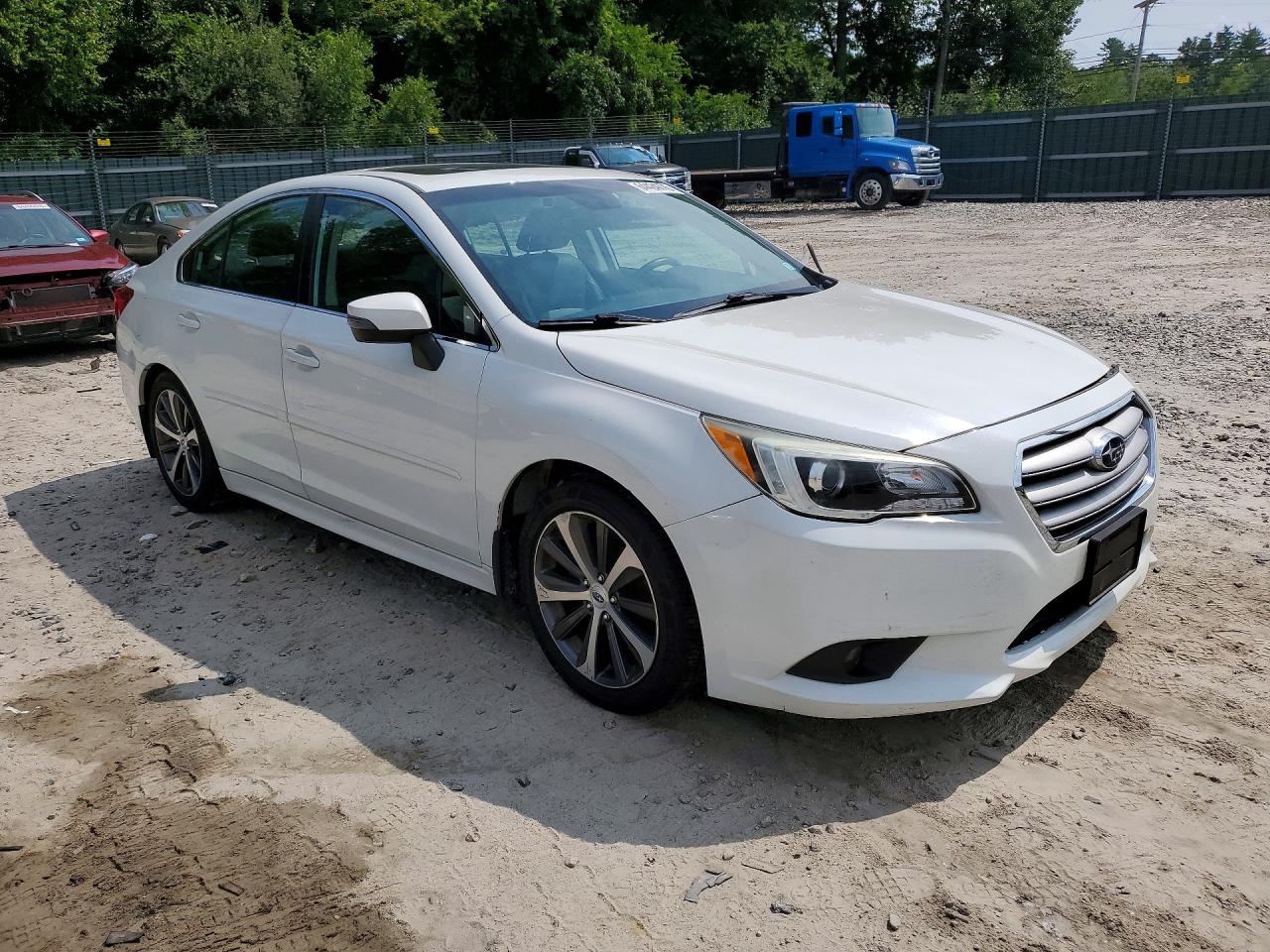 2016 Subaru Legacy 2.5i Limited White vin: 4S3BNAN65G3044274
