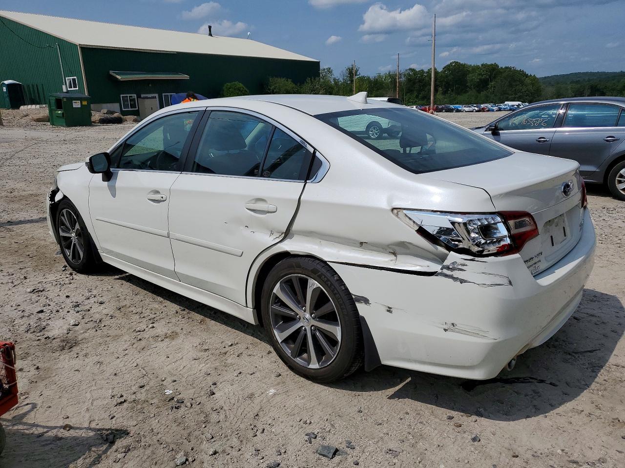 2016 Subaru Legacy 2.5i Limited White vin: 4S3BNAN65G3044274