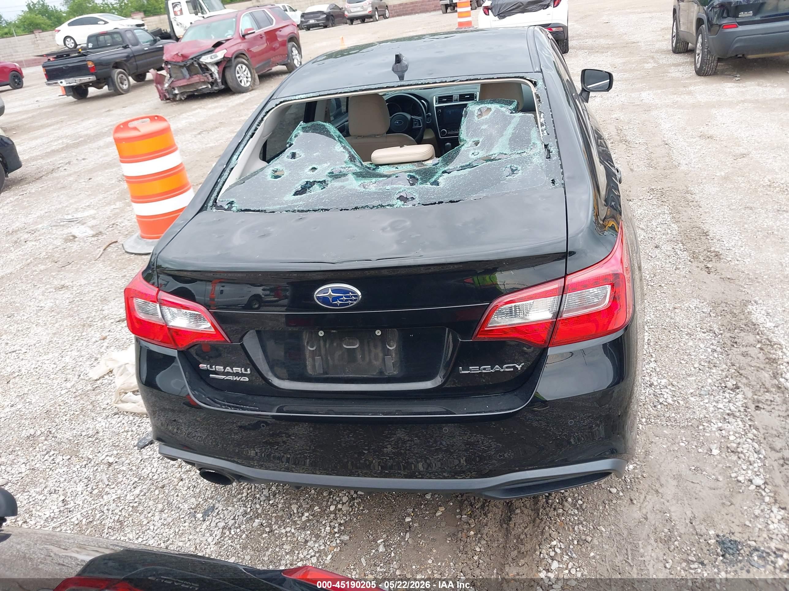 2018 Subaru Legacy 2.5i Limited Black vin: 4S3BNAN65J3034609
