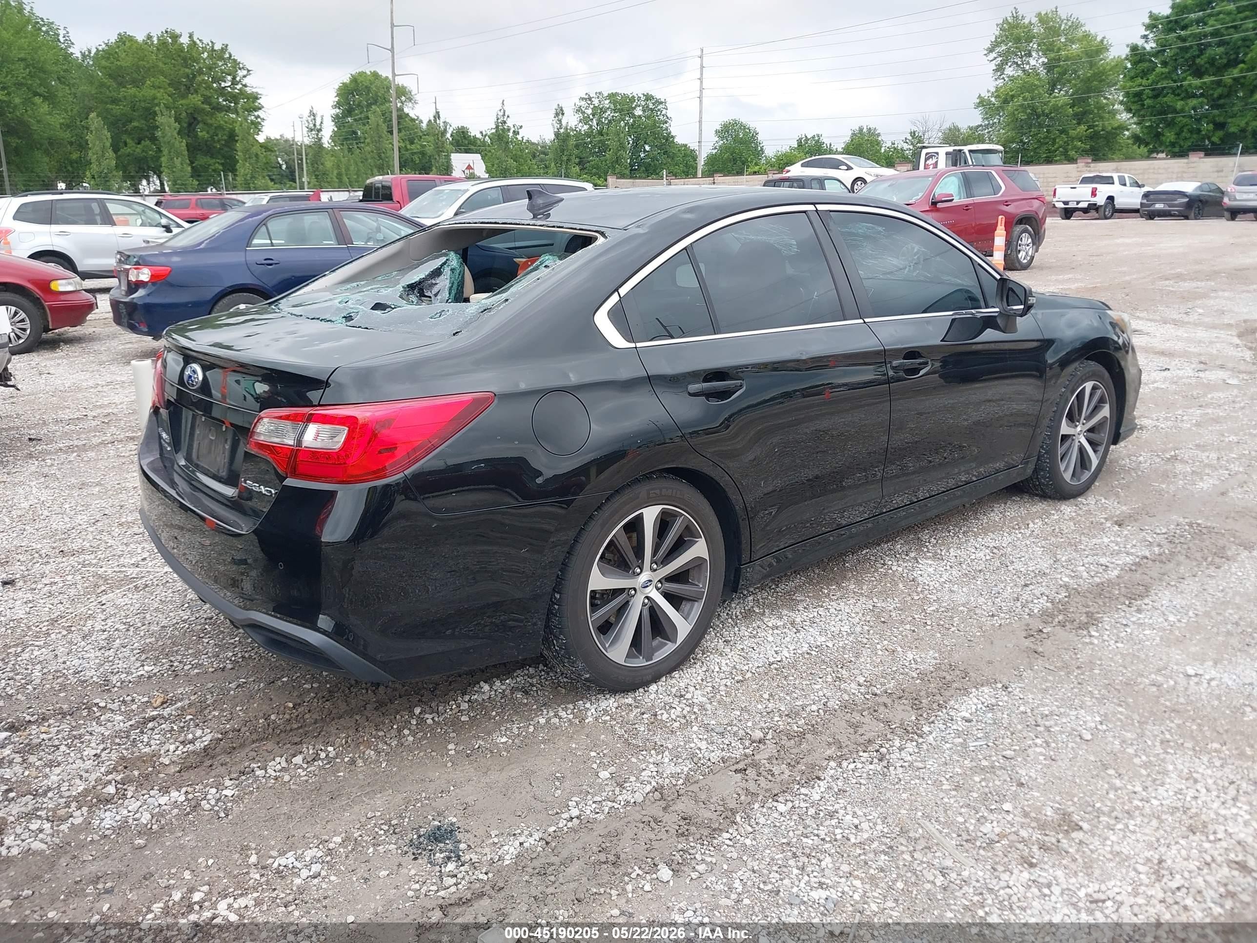 2018 Subaru Legacy 2.5i Limited Black vin: 4S3BNAN65J3034609