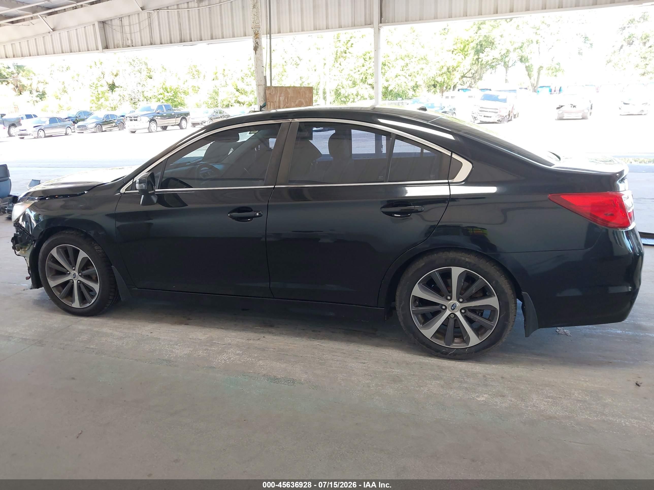 2015 Subaru Legacy 2.5i Limited Black vin: 4S3BNAN67F3050513