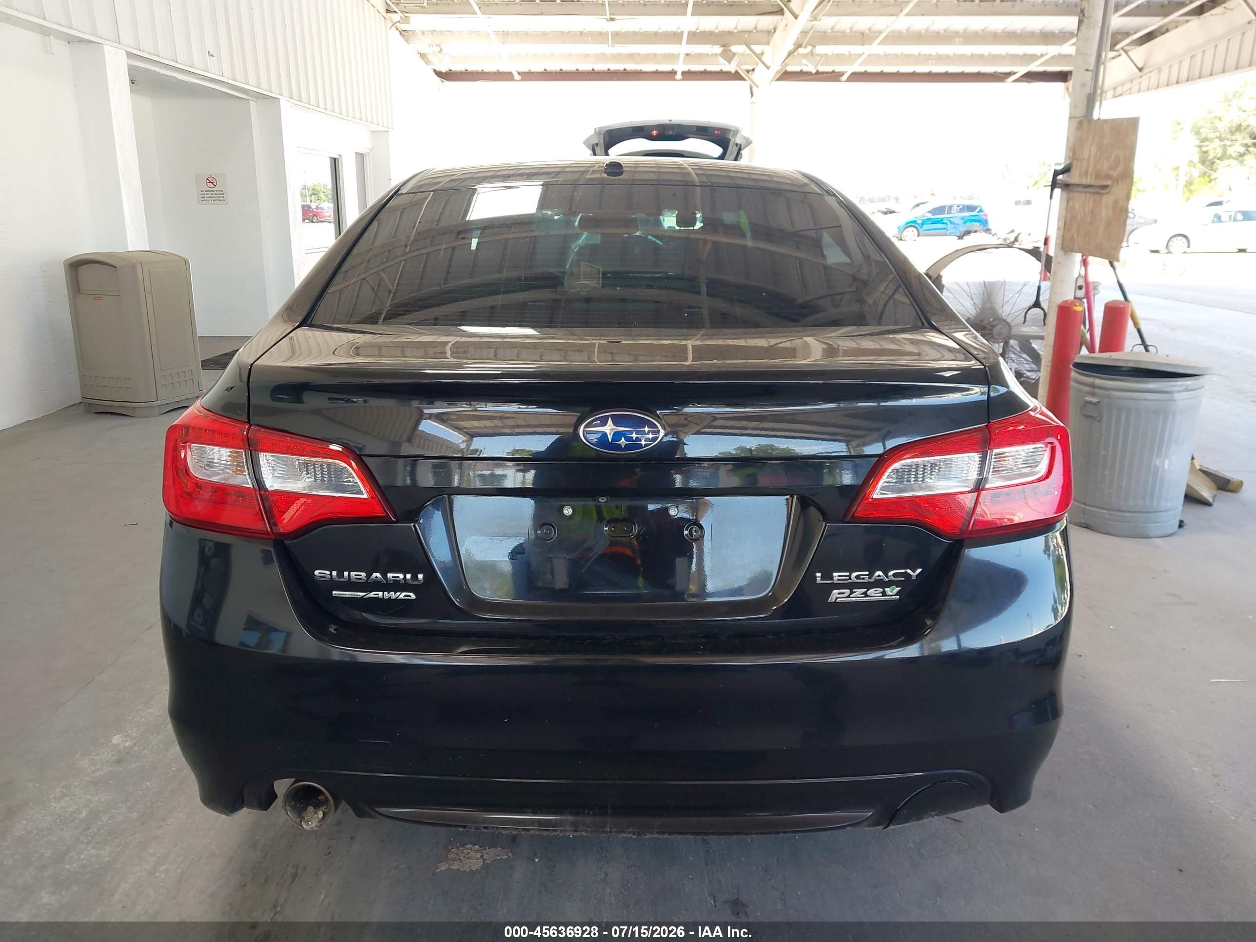 2015 Subaru Legacy 2.5i Limited Black vin: 4S3BNAN67F3050513
