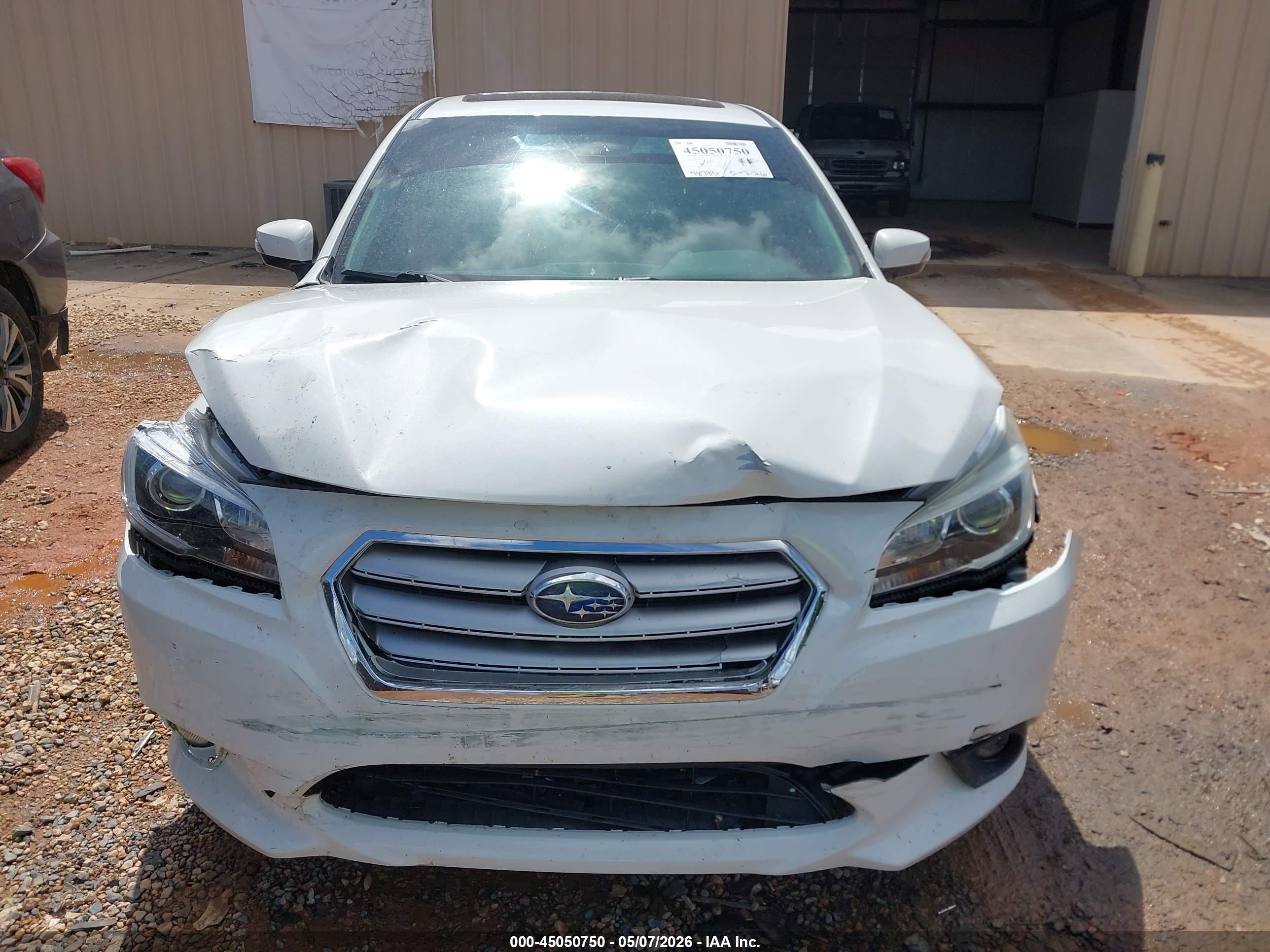 2016 Subaru Legacy 2.5i Limited White vin: 4S3BNAN67G3037472